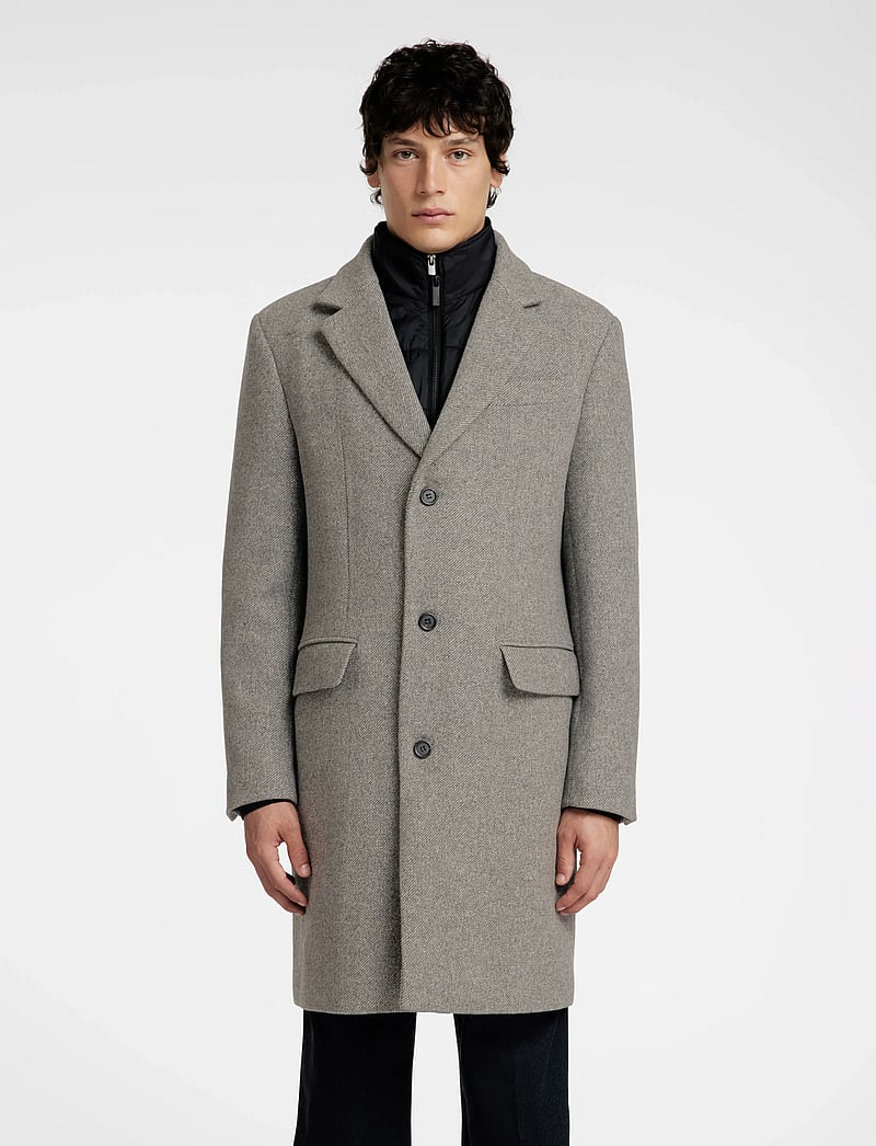 Selected - SLHNEW JOSEPH COAT NOOS - light grey melange - 0