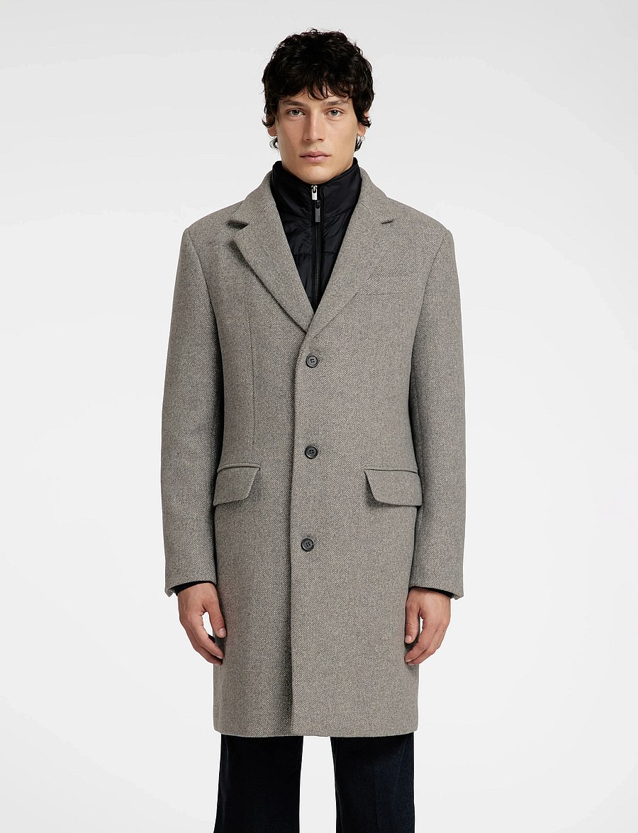 Selected - SLHNEW JOSEPH COAT NOOS - light grey melange - 0