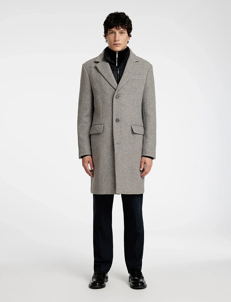 Selected - SLHNEW JOSEPH COAT NOOS - light grey melange - 3