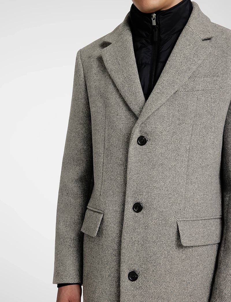 Selected - SLHNEW JOSEPH COAT NOOS - light grey melange - 4