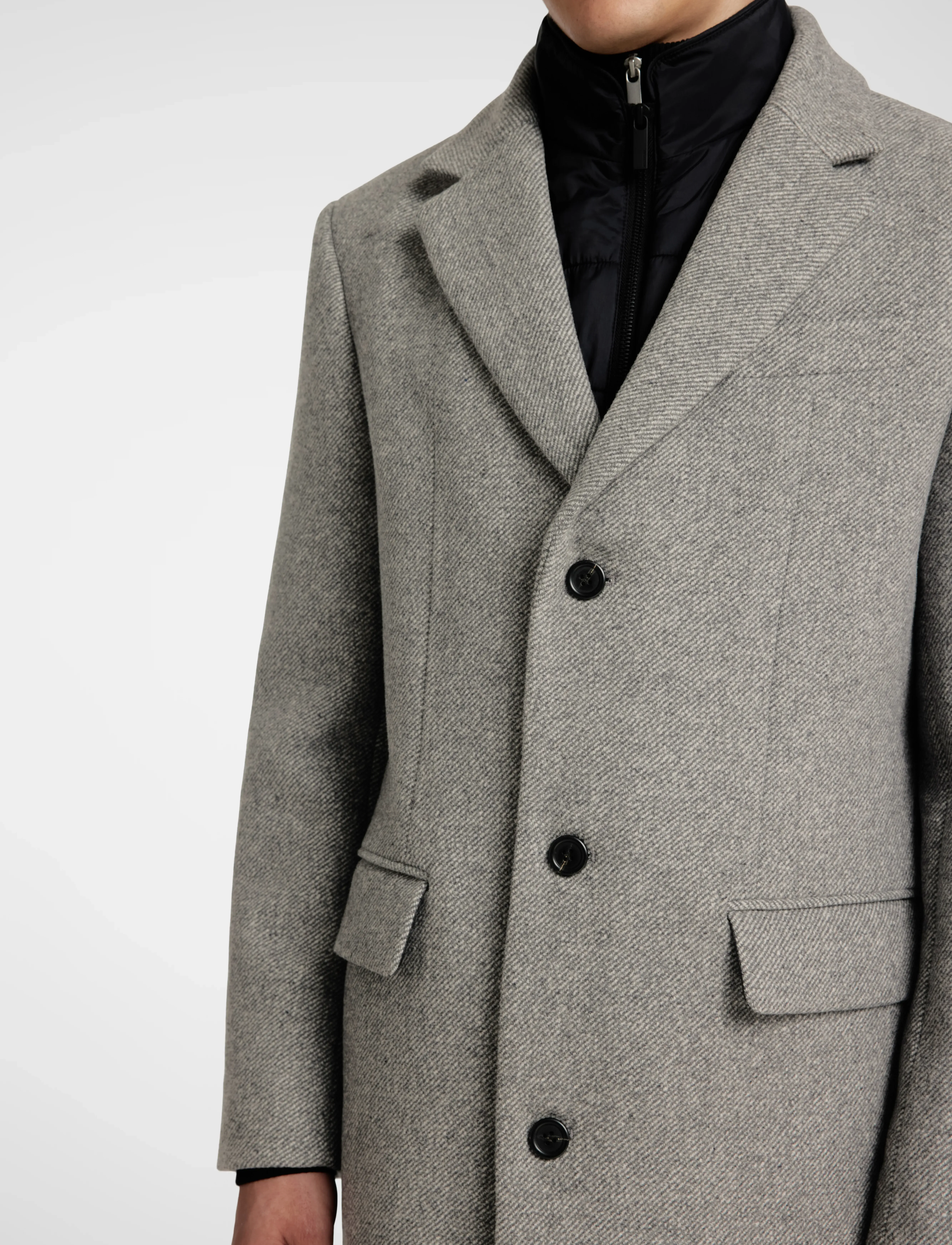 Selected - SLHNEW JOSEPH COAT NOOS - light grey melange - 4