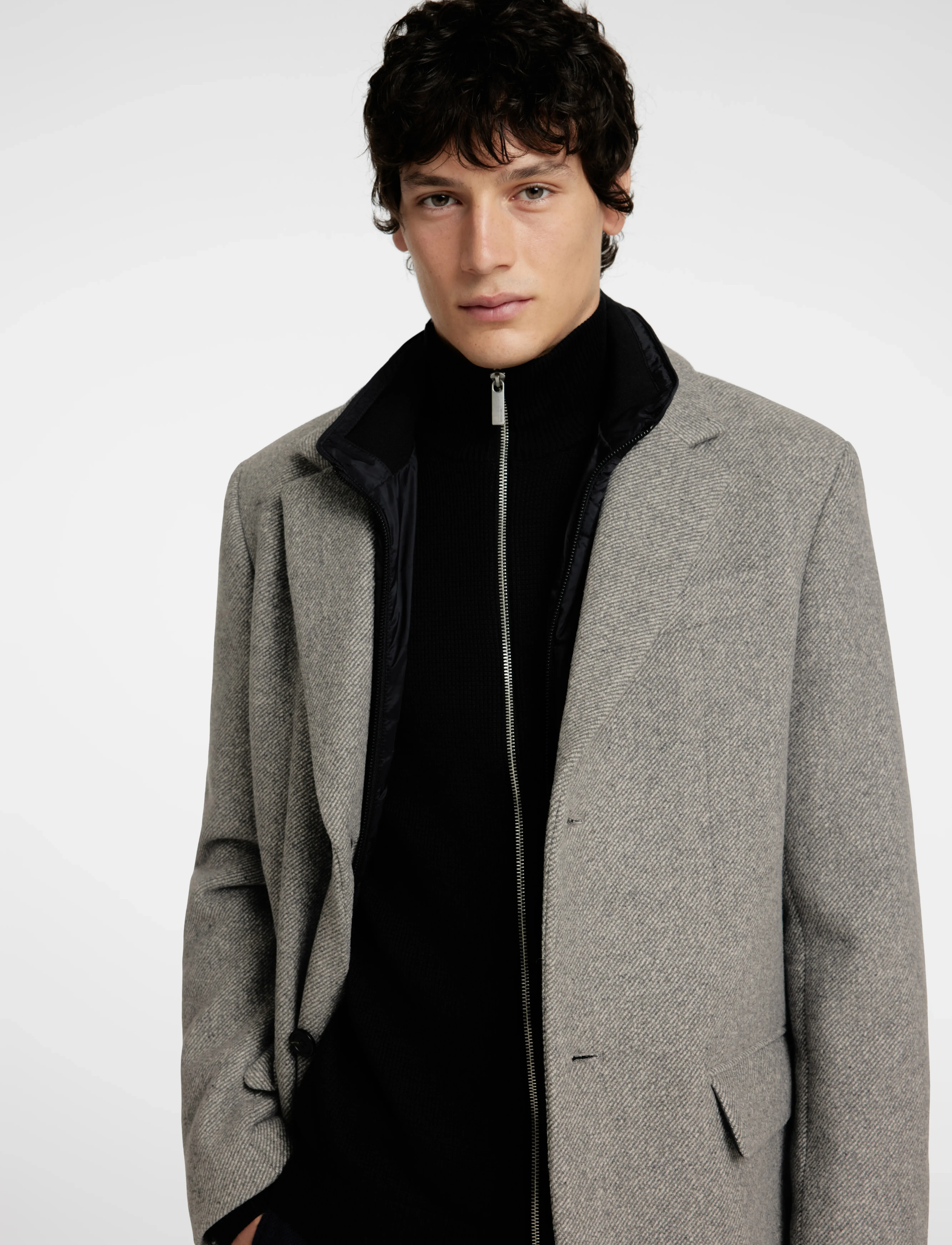 Selected - SLHNEW JOSEPH COAT NOOS - light grey melange - 5