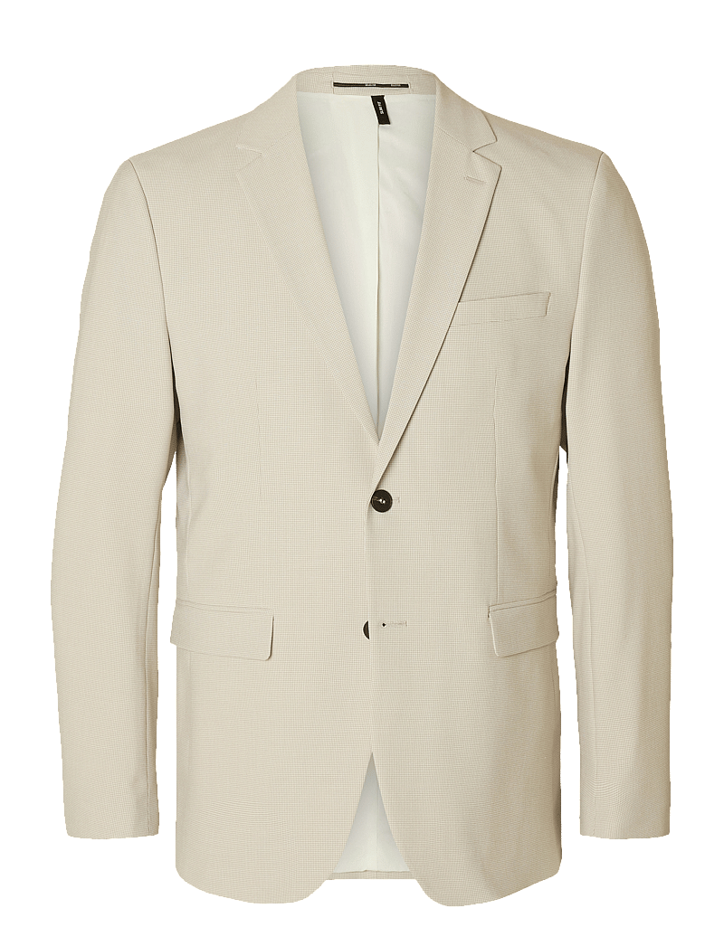 Selected - SLHSLIM-LIAM MINI HOUNDS BLZ FLEX NOOS - einreiher - egret - 0