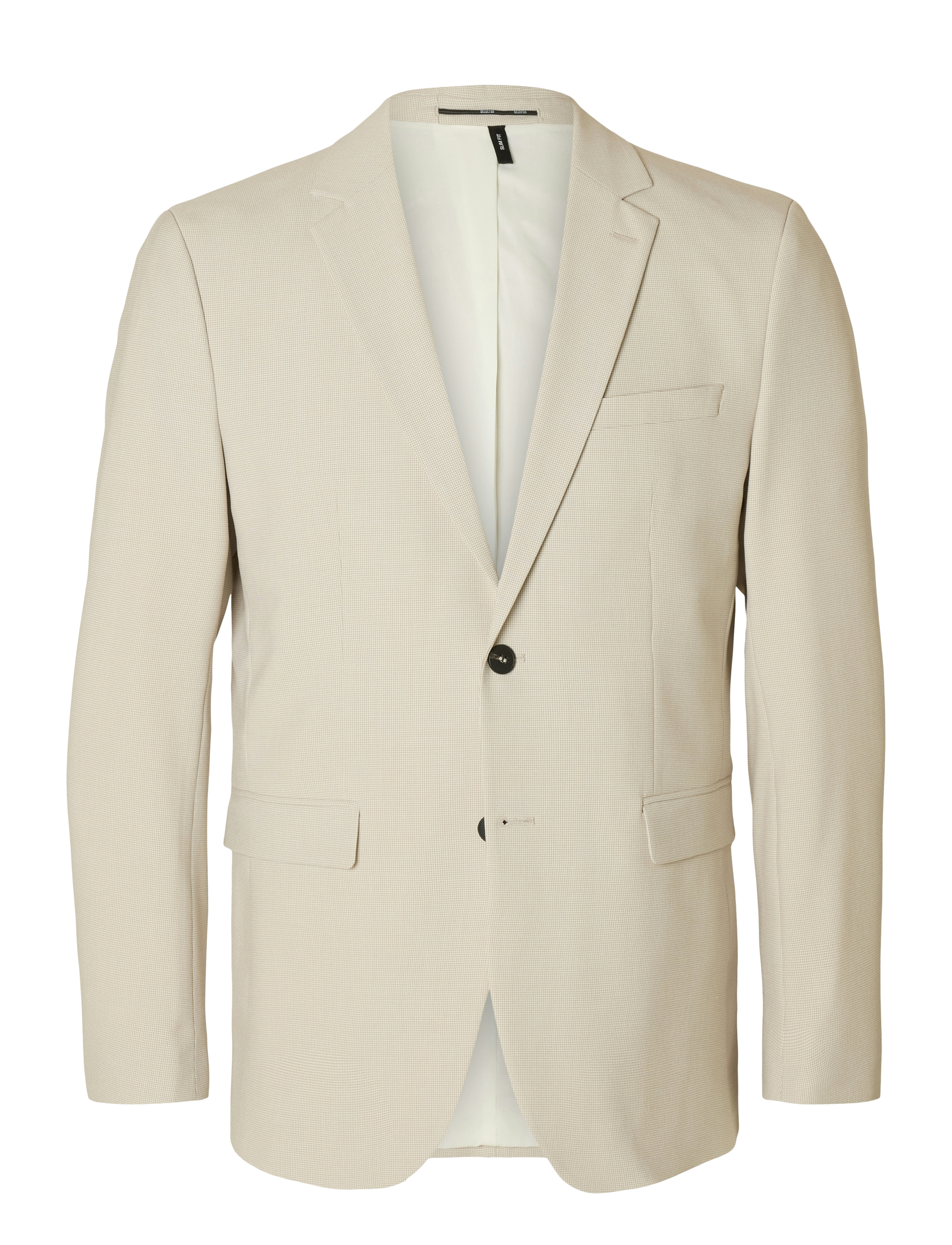Selected SLMSLIM-LIAM MINI HOUNDS BLZ FLEX NOOS - Kollektionen - EGRET / cream