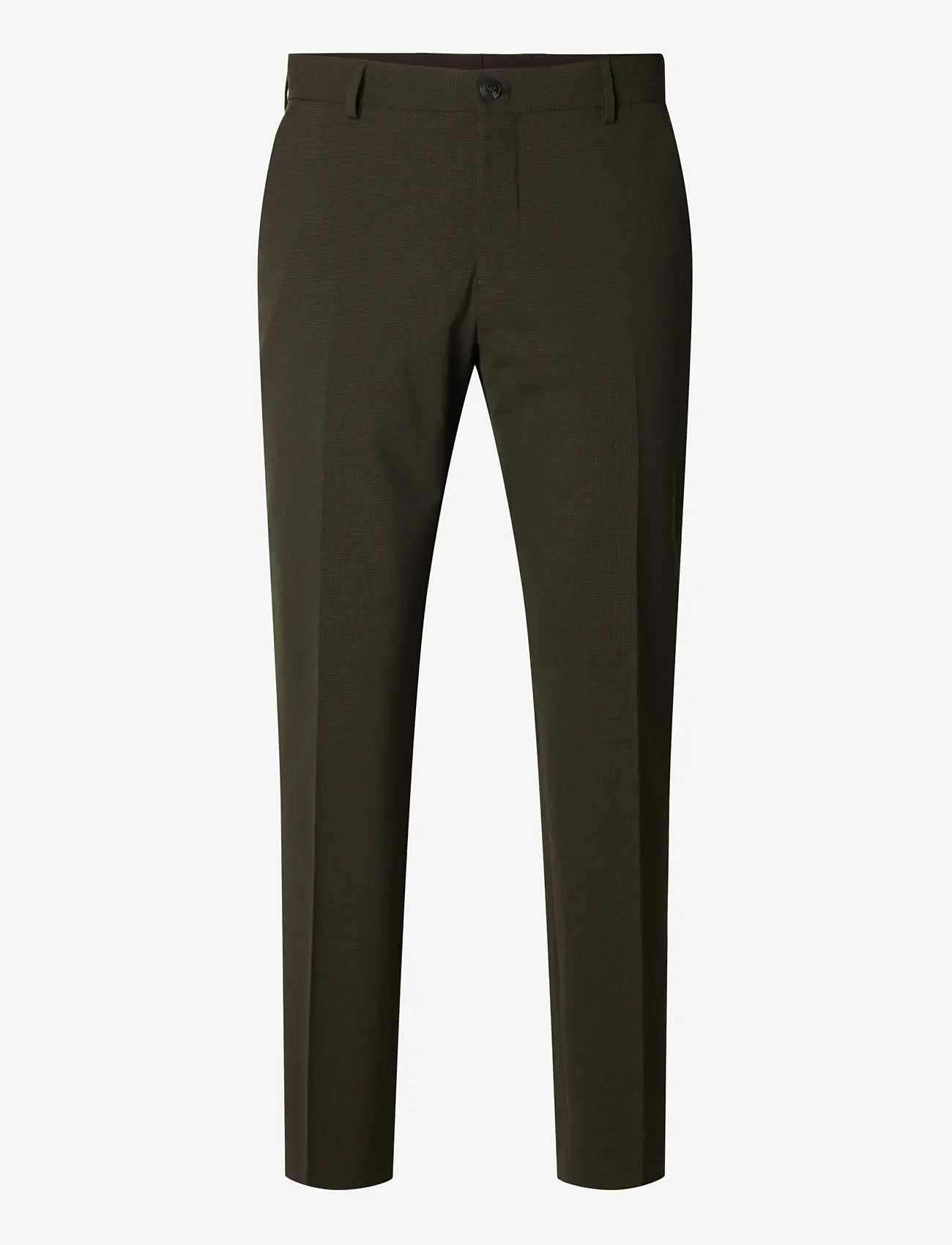 Selected - SLMSLIM-LIAM MINI HOUNDS TRS FLEX NOOS - habitbukser - dark brown melange - 1