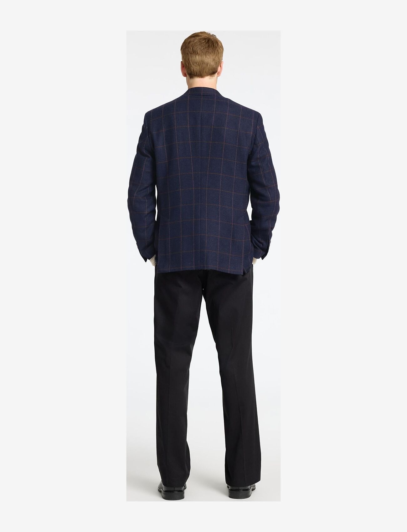 Selected - SLHSLIM-DALLAS WOOL CHECK BLZ NOOS - navy blazer - 2