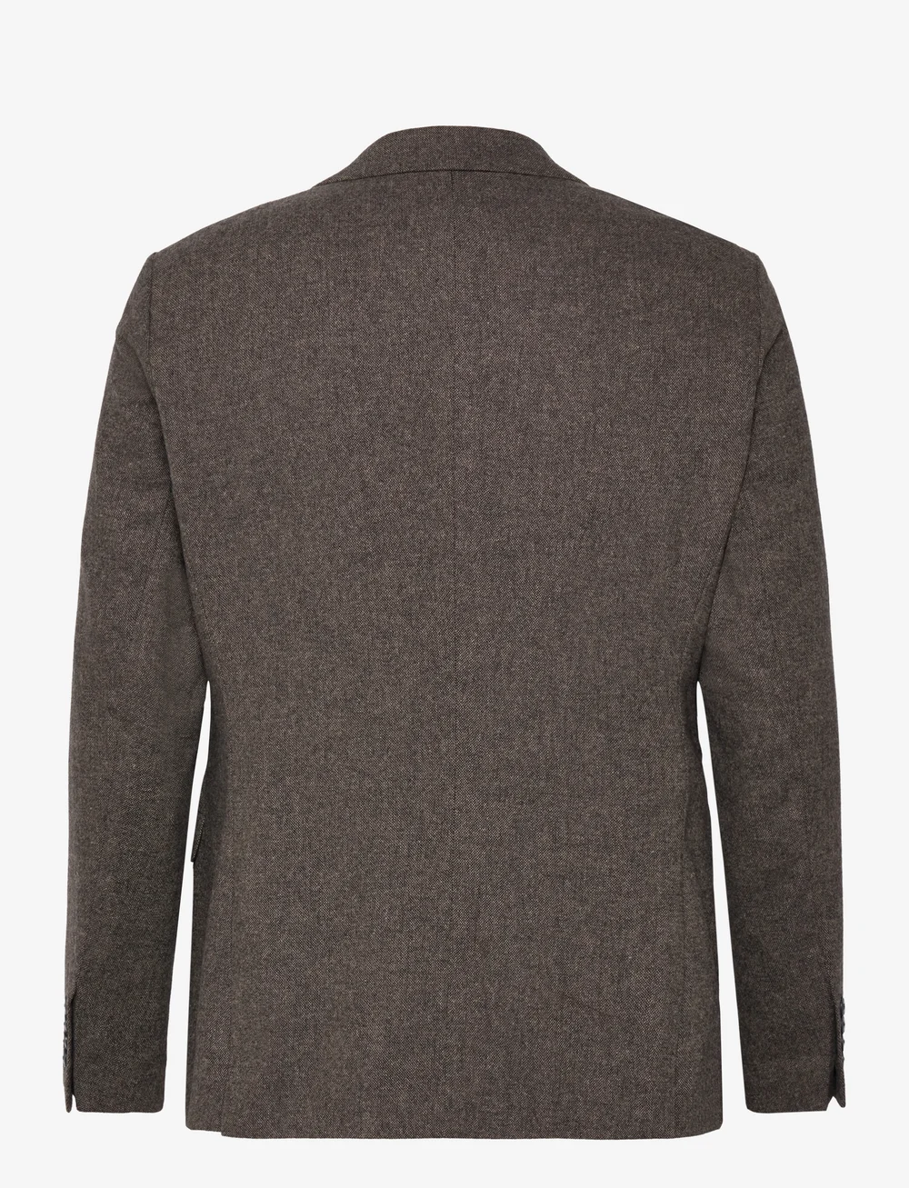 Selected - SLHSLIM-REED WOOL BLZ NOOS - enkeltkneppede blazere - brownie - 2