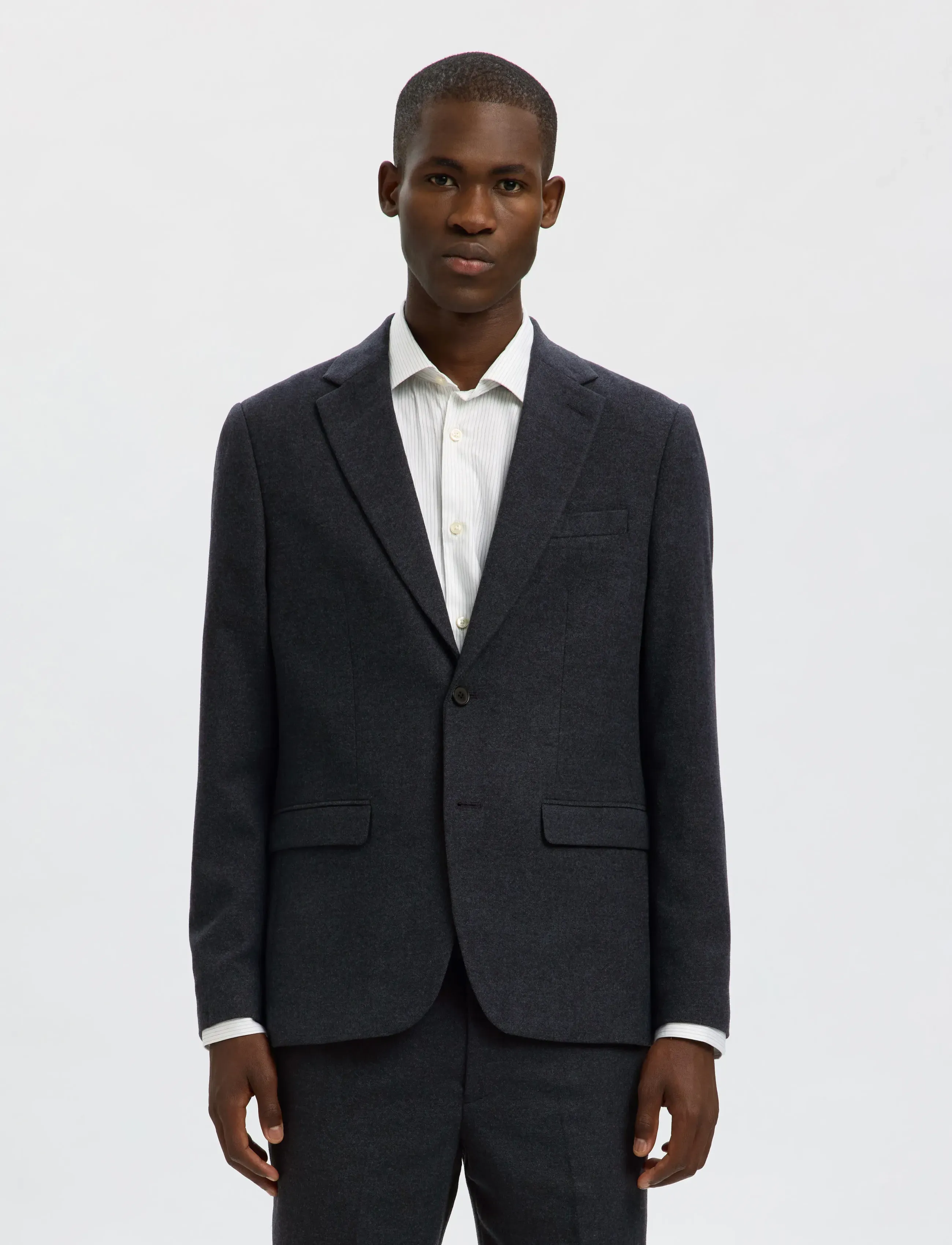 Selected SLMSLIM-REED WOOL BLZ NOOS - Kollektionen - DARK SAPPHIRE / navy