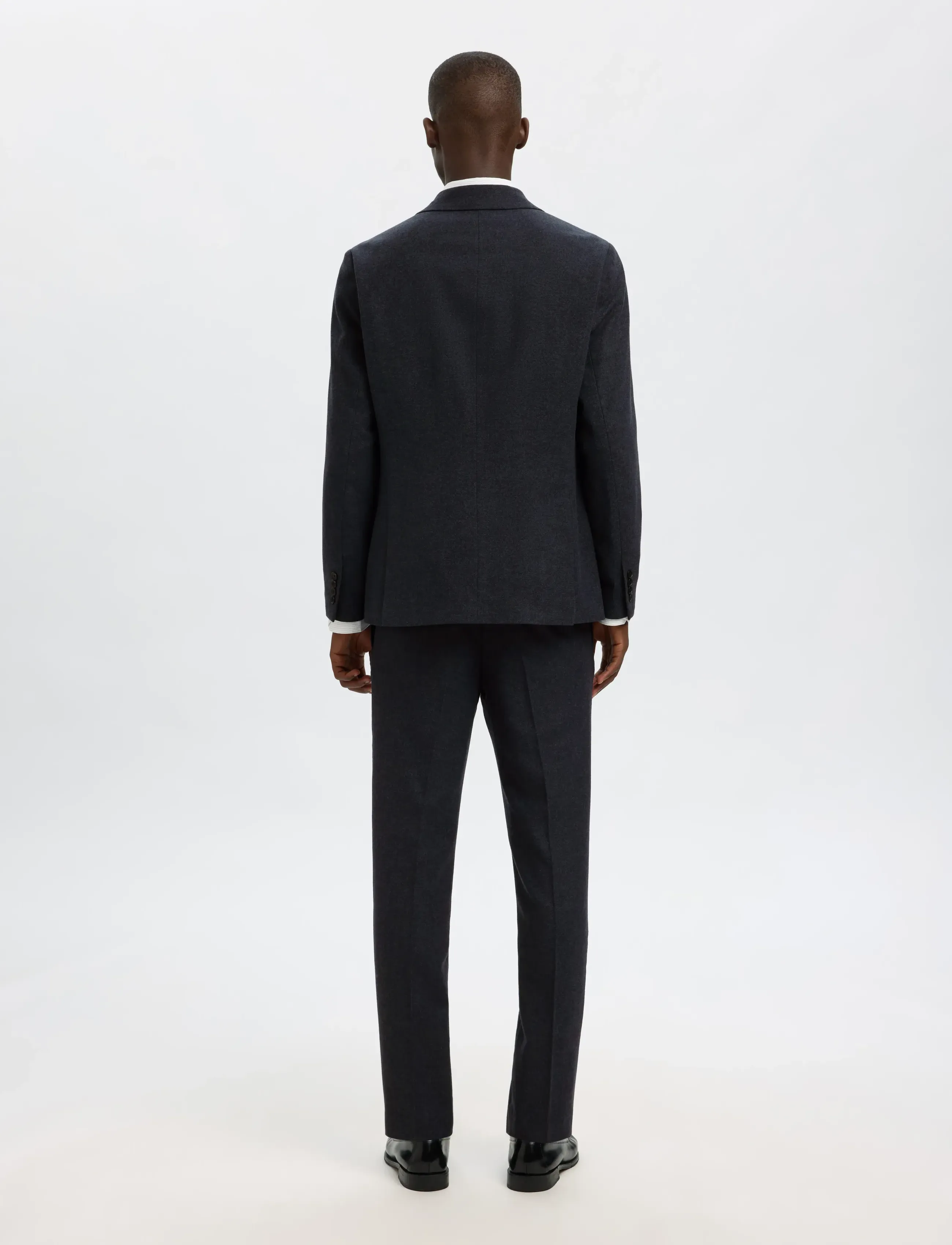 Selected - SLMSLIM-REED WOOL BLZ NOOS - einreiher - dark sapphire - 2