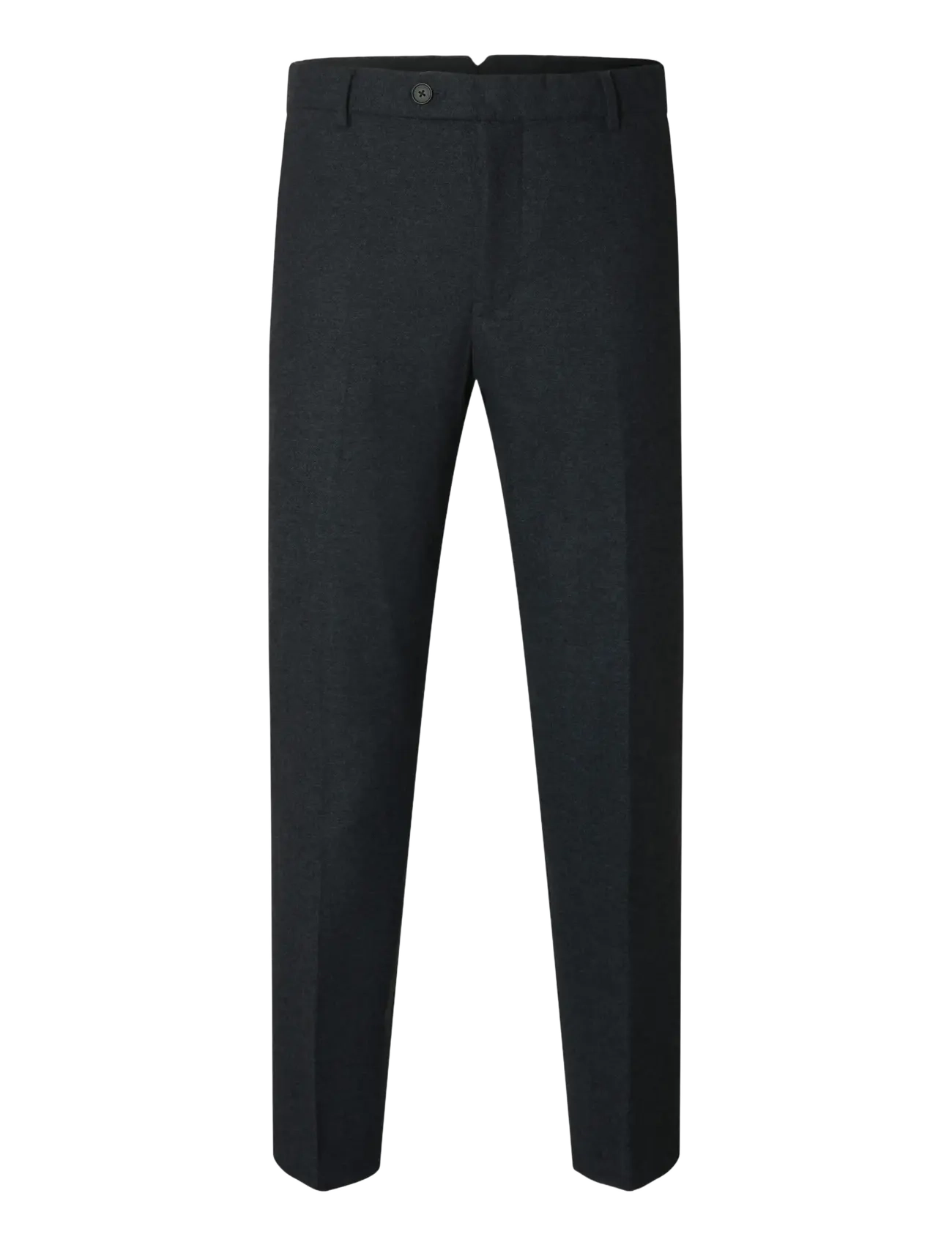 Selected SLHSLIM-REED WOOL TRS NOOS - Kostymbyxor - DARK SAPPHIRE / navy