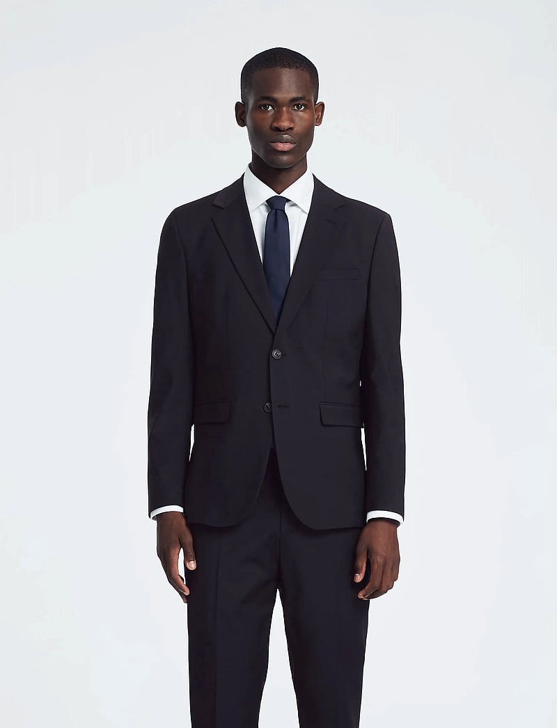 Selected - SLHSLIM-THEO BLZ FLEX NOOS - blazers à boutonnage simple - black - 0