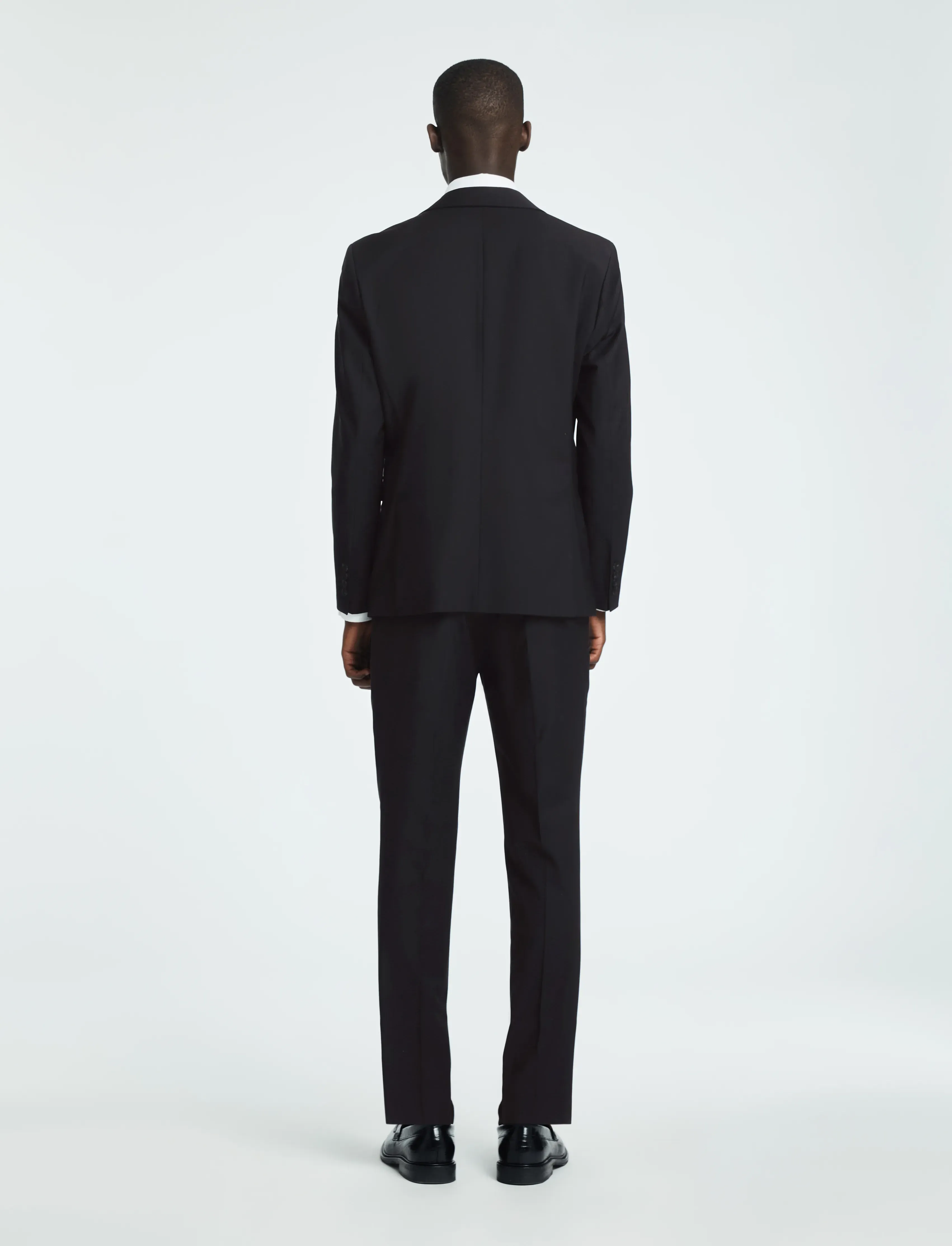 Selected - SLHSLIM-THEO BLZ FLEX NOOS - Ühe rinnatisega pintsakud - black - 2