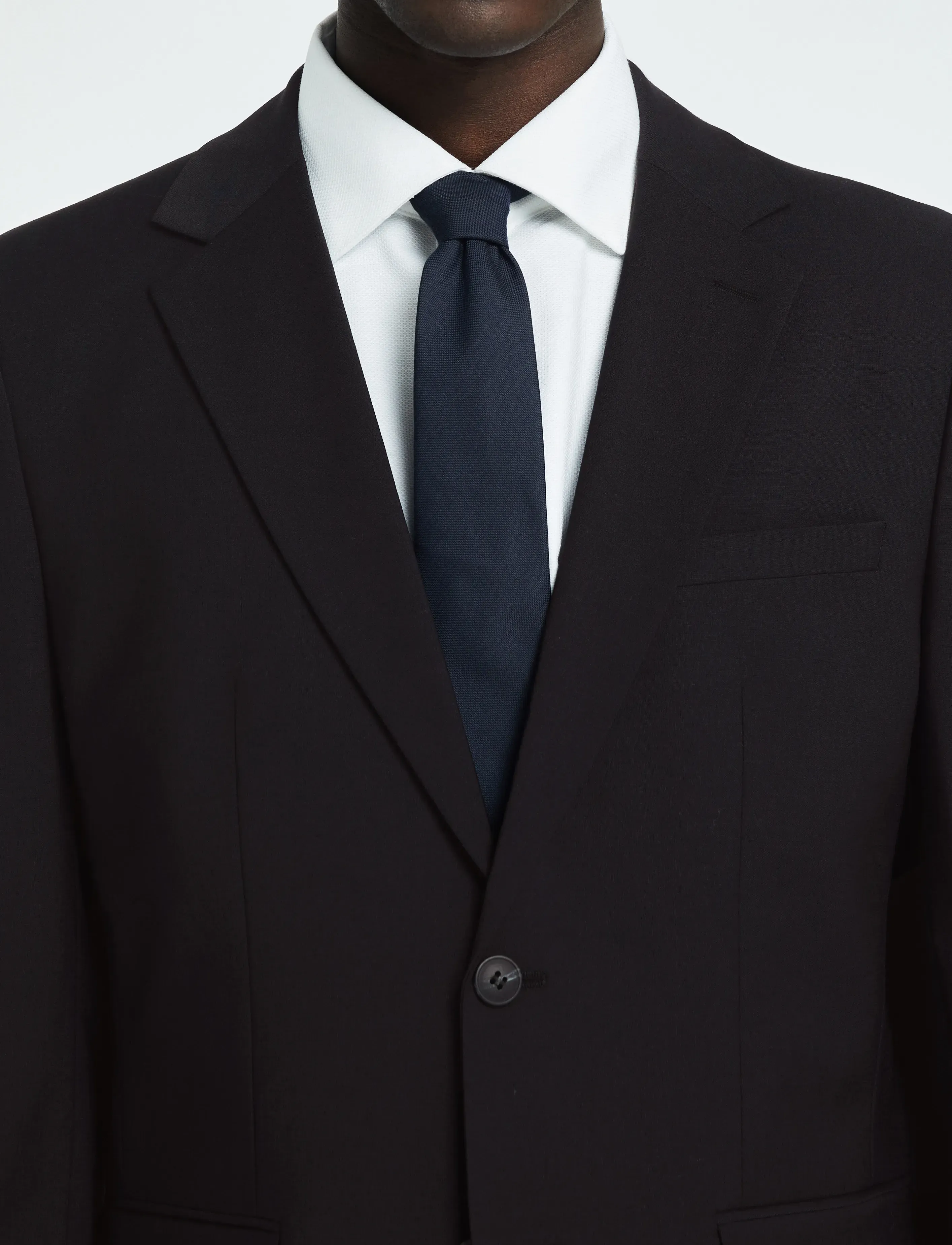 Selected - SLHSLIM-THEO BLZ FLEX NOOS - Ühe rinnatisega pintsakud - black - 5