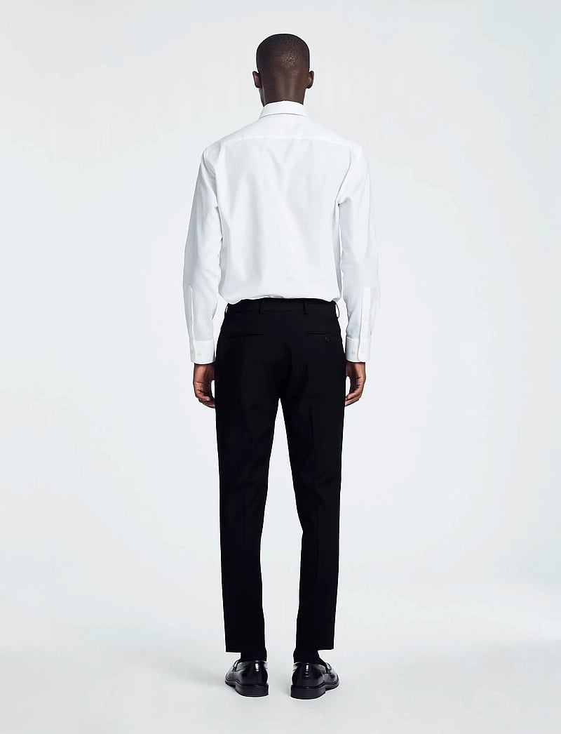 Selected - SLHSLIM-THEO TRS FLEX NOOS - Ülikonnapüksid - black - 3