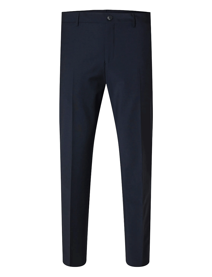 Selected - SLHSLIM-THEO TRS FLEX NOOS - Ülikonnapüksid - sky captain - 1