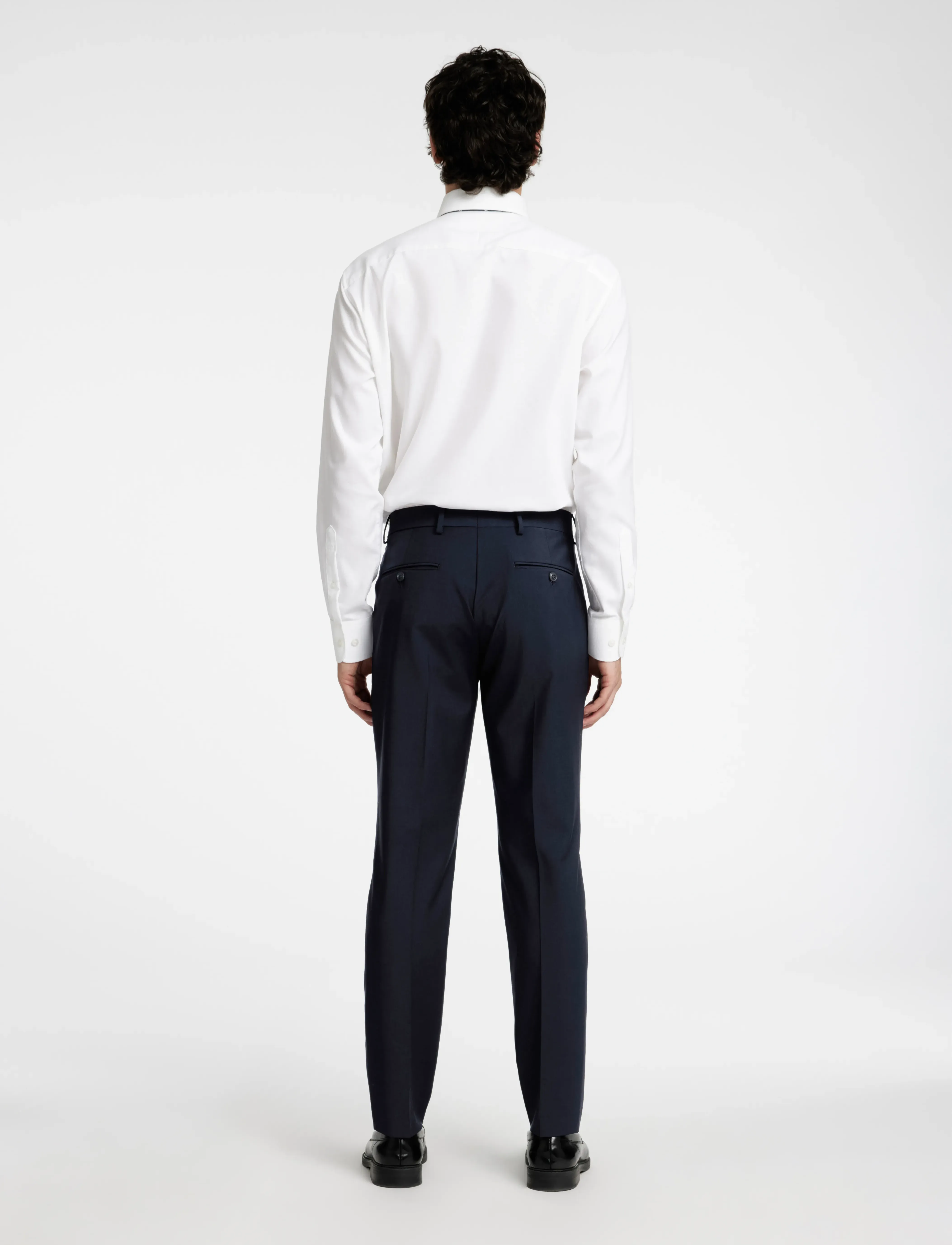 Selected - SLHSLIM-THEO TRS FLEX NOOS - Ülikonnapüksid - sky captain - 2