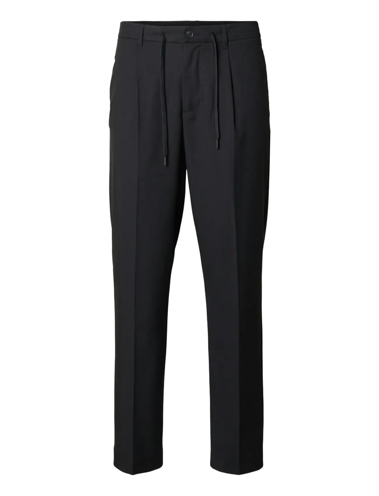 SELECTED Slh190-Reg Tapered Leroy Pleat Hose Noos Schwarz - XL - Herren