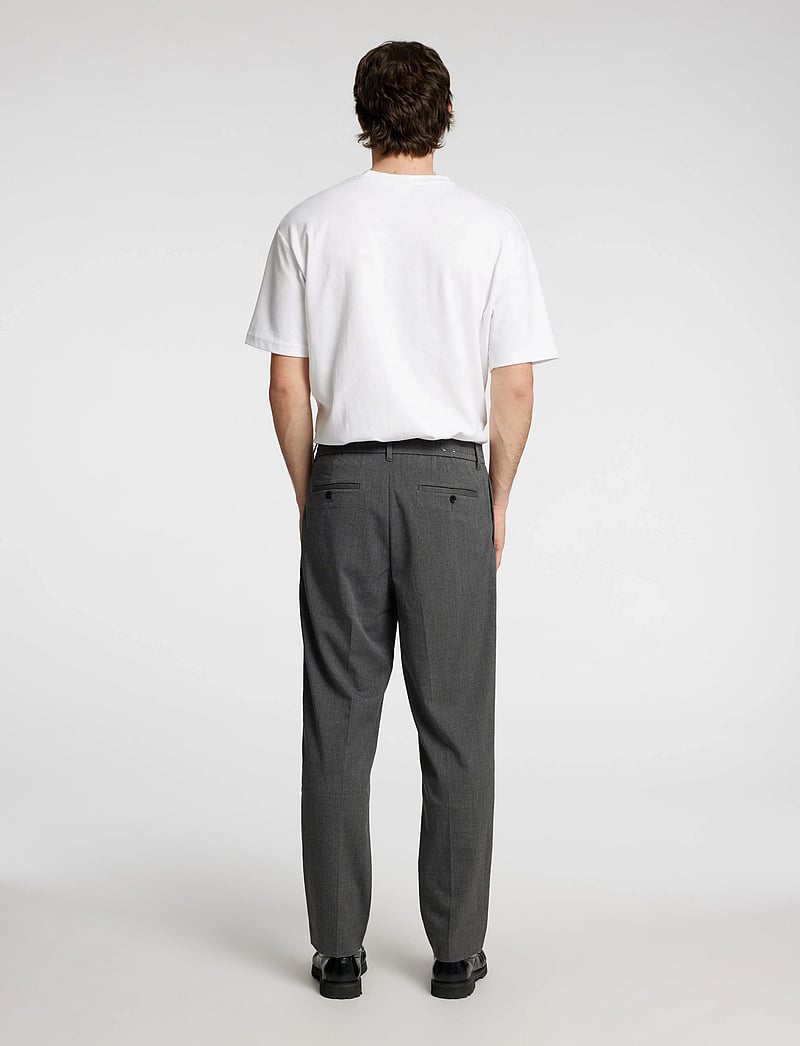 Selected - SLH190-REG TAPERED LEROY PLEAT PANT NOOS - casual bukser - dark grey - 2