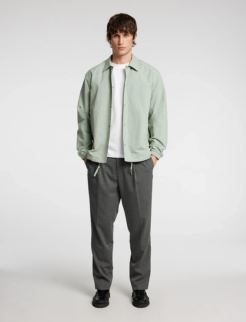 Selected - SLH190-REG TAPERED LEROY PLEAT PANT NOOS - casual bukser - dark grey - 3