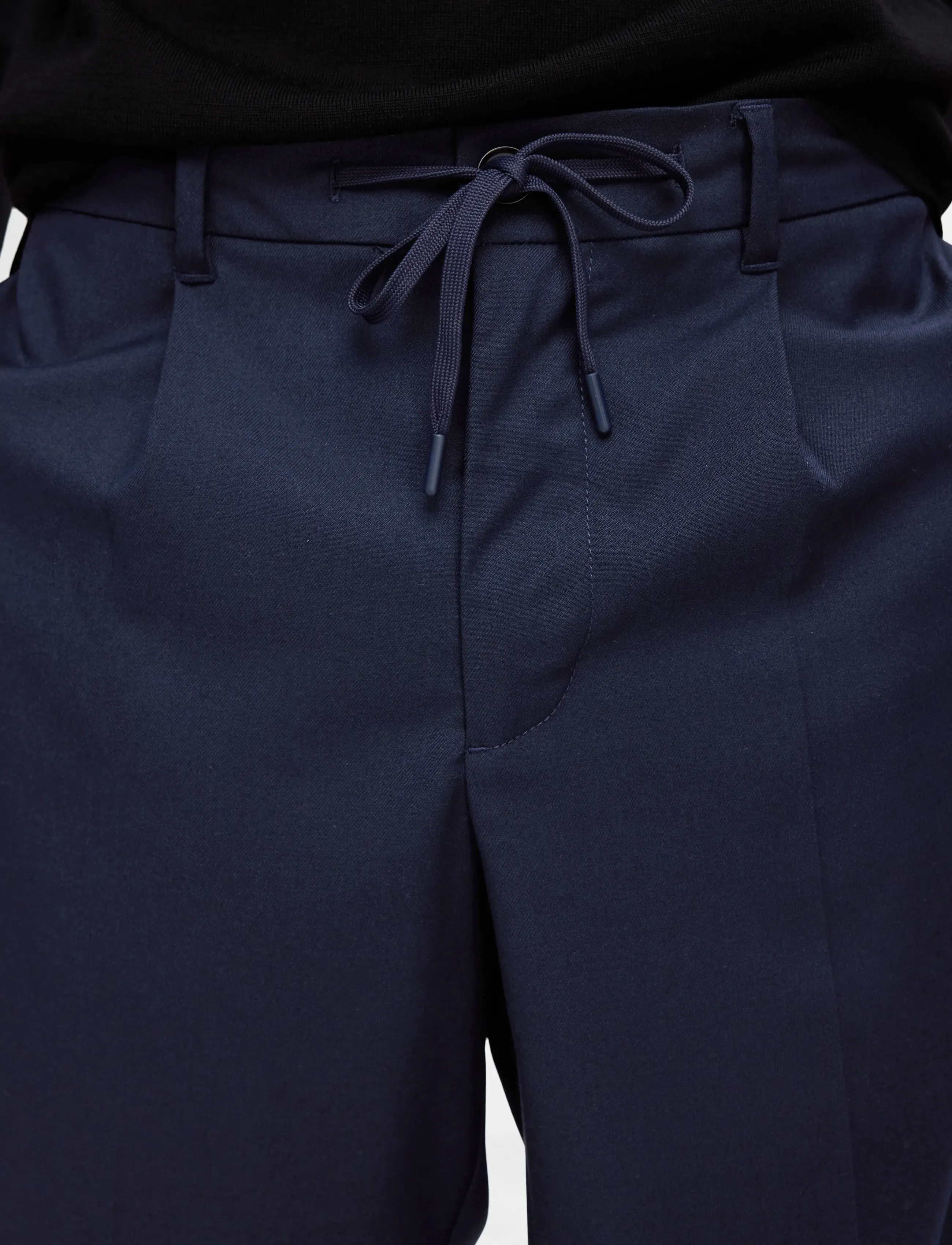 Selected - SLH190-REG TAPERED LEROY PLEAT PANT NOOS - pantalons décontractés - sky captain - 4