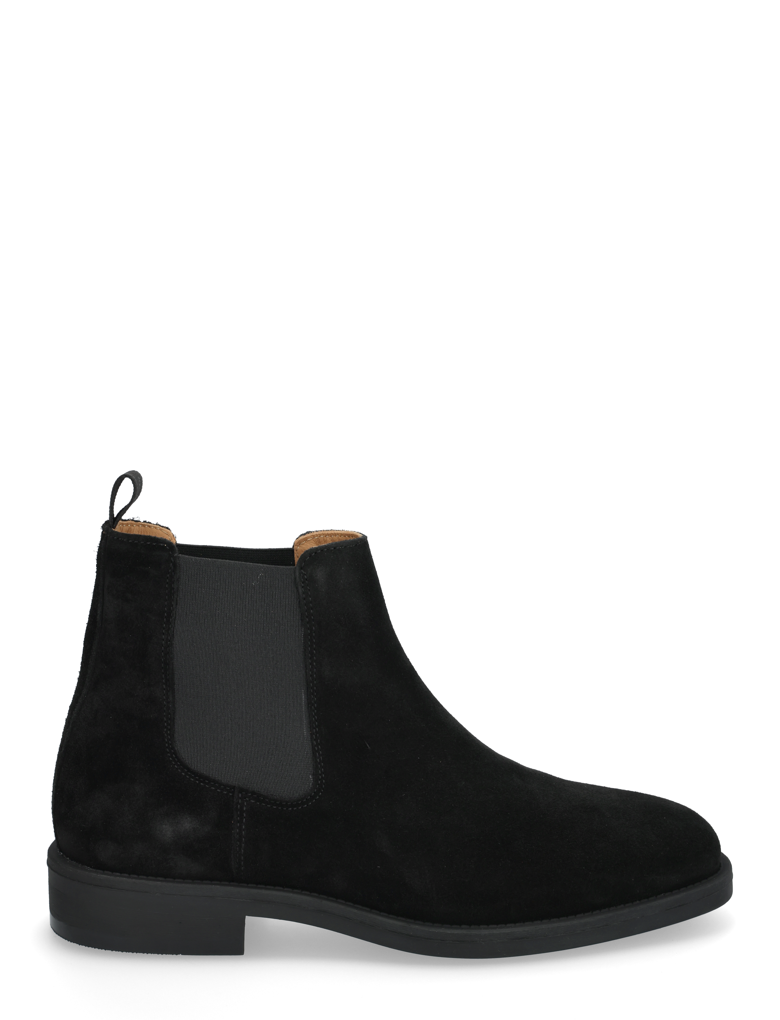 Selected - SLHJOSEPH SUEDE CHELSEA BOOT - black - 1
