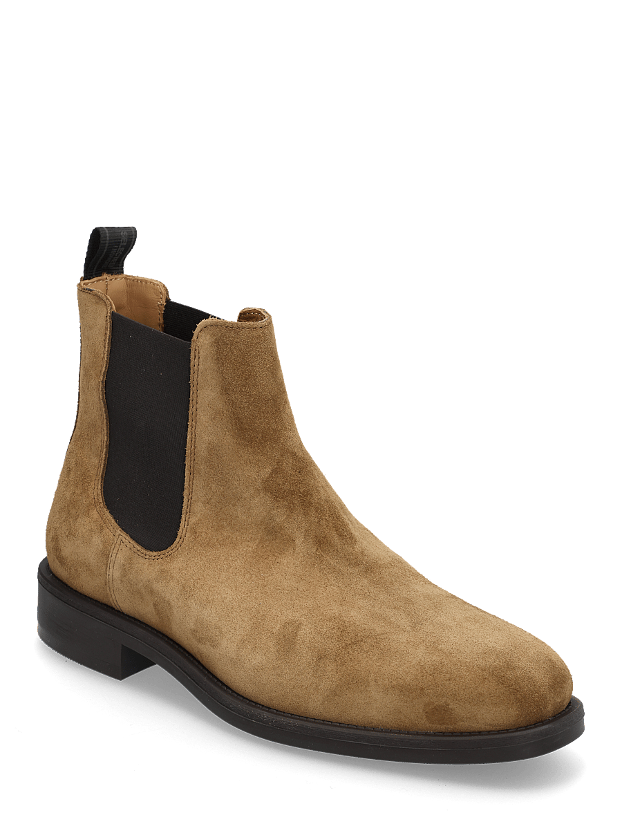 Selected - SLHJOSEPH SUEDE CHELSEA BOOT - tobacco brown - 0