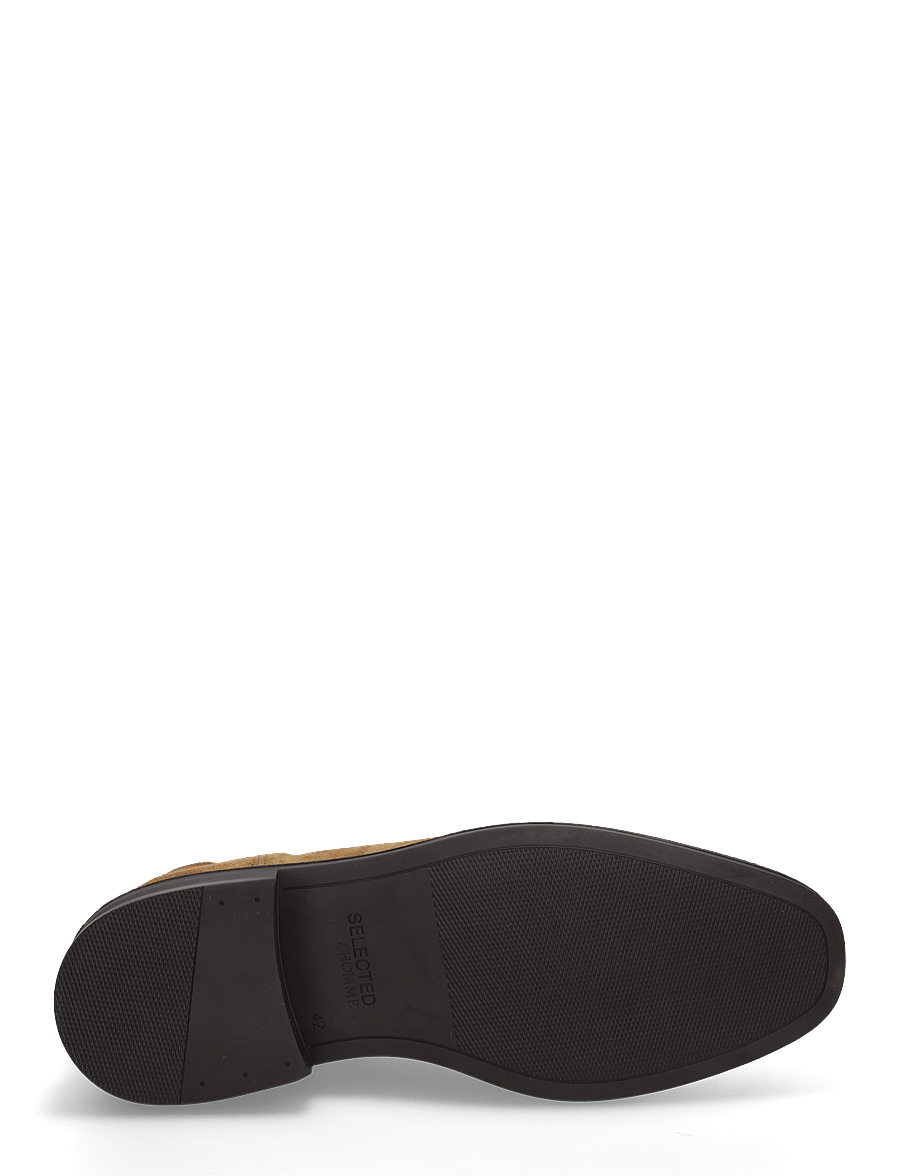 Selected - SLHJOSEPH SUEDE CHELSEA BOOT - tobacco brown - 4
