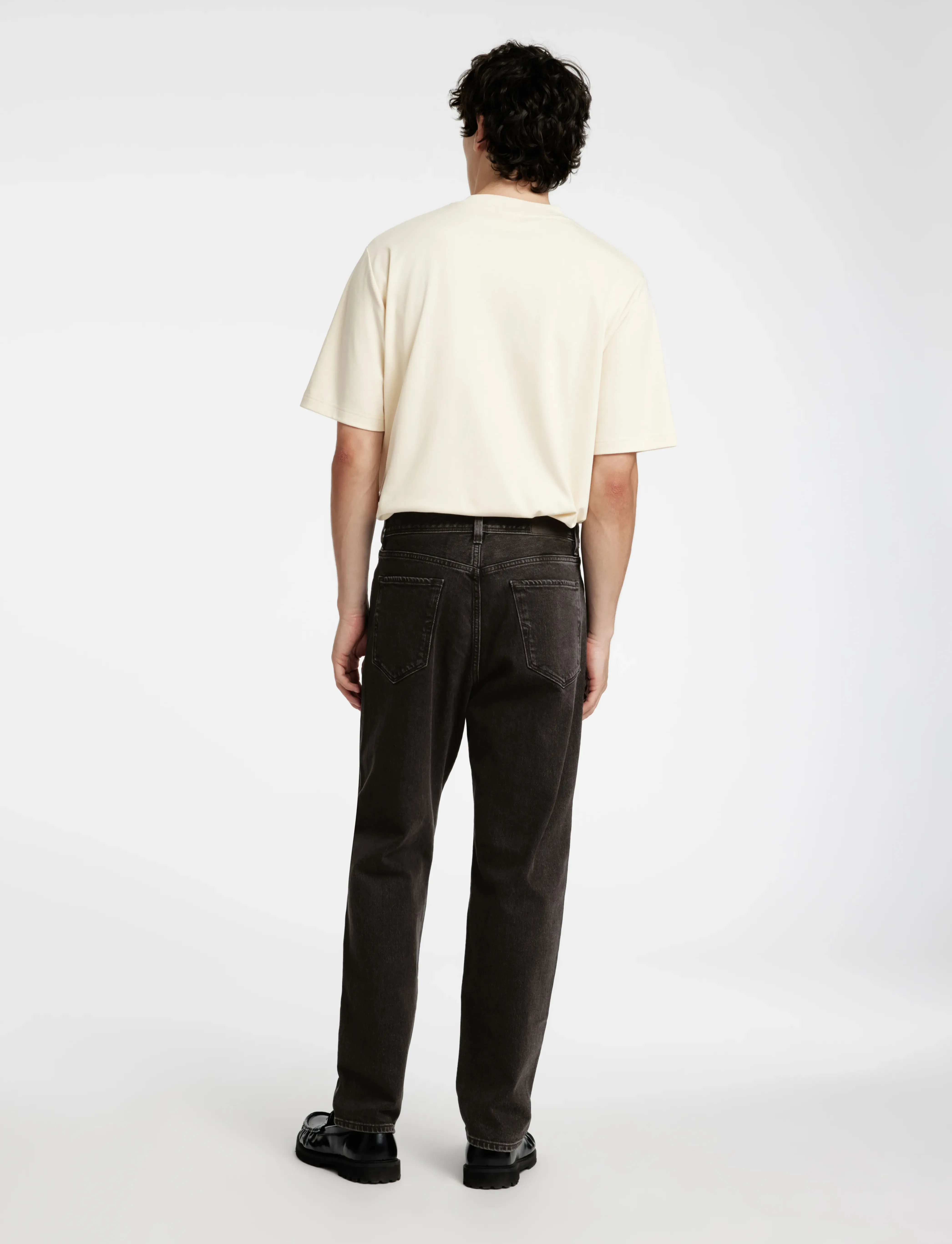 Selected - SLH190-REGULAR TAPE COLE 3072 BLK NOOS - black denim - 2