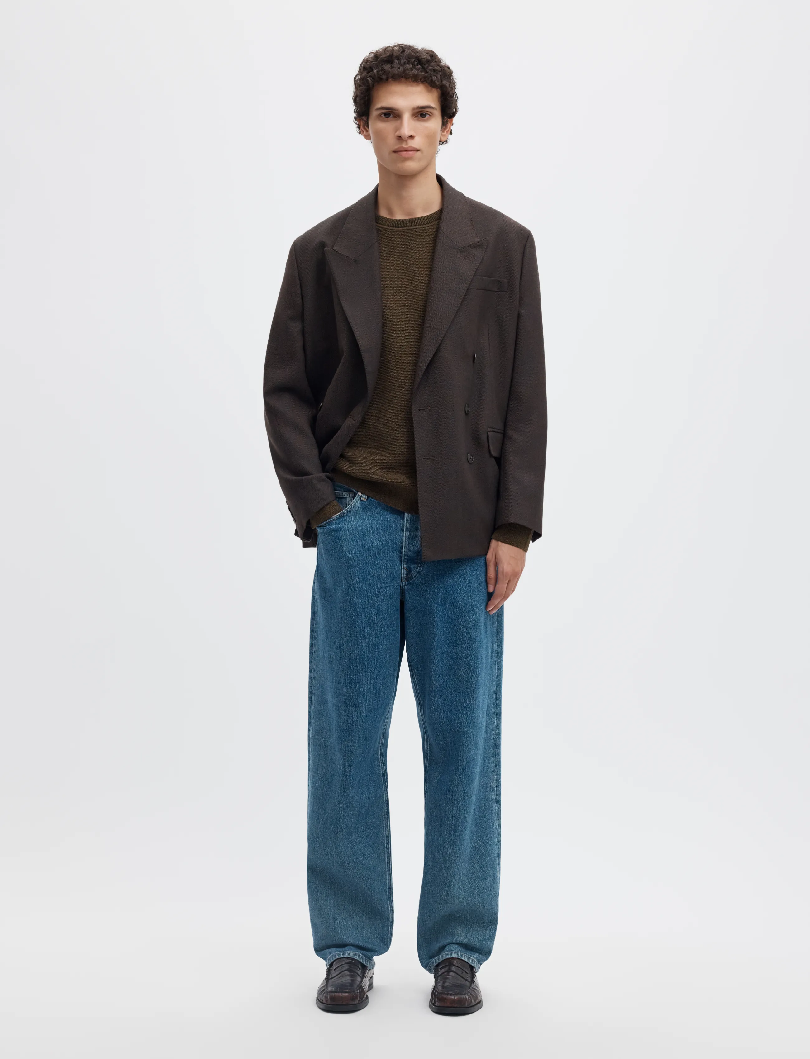 Selected - SLMROSS LS KNIT STRUCTURE CREW NECK NOOS - rundhalsad - delicioso - 5