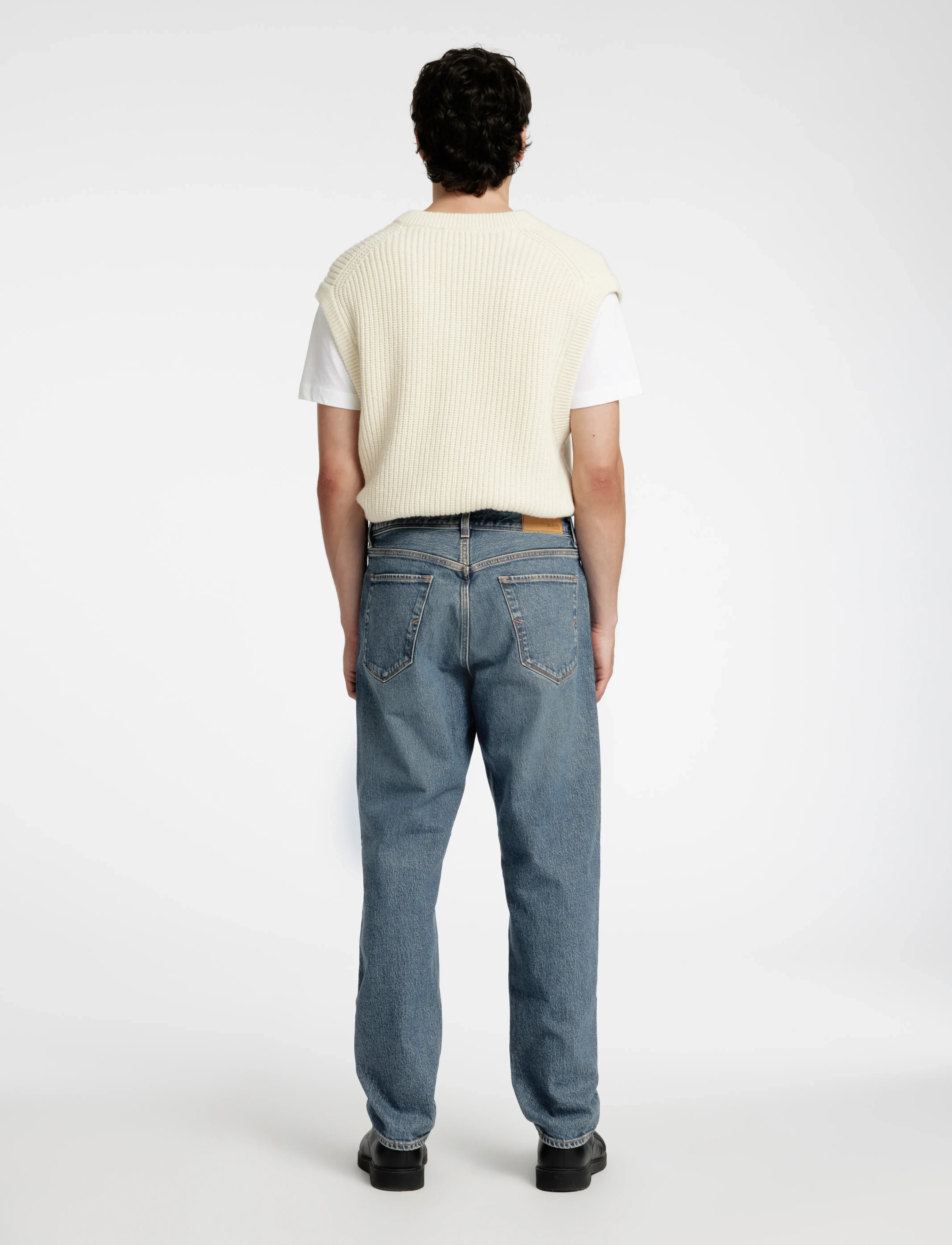 Selected - SLH190-REGULAR TAPE COLE 3070 M.B NOOS - blue denim - 2