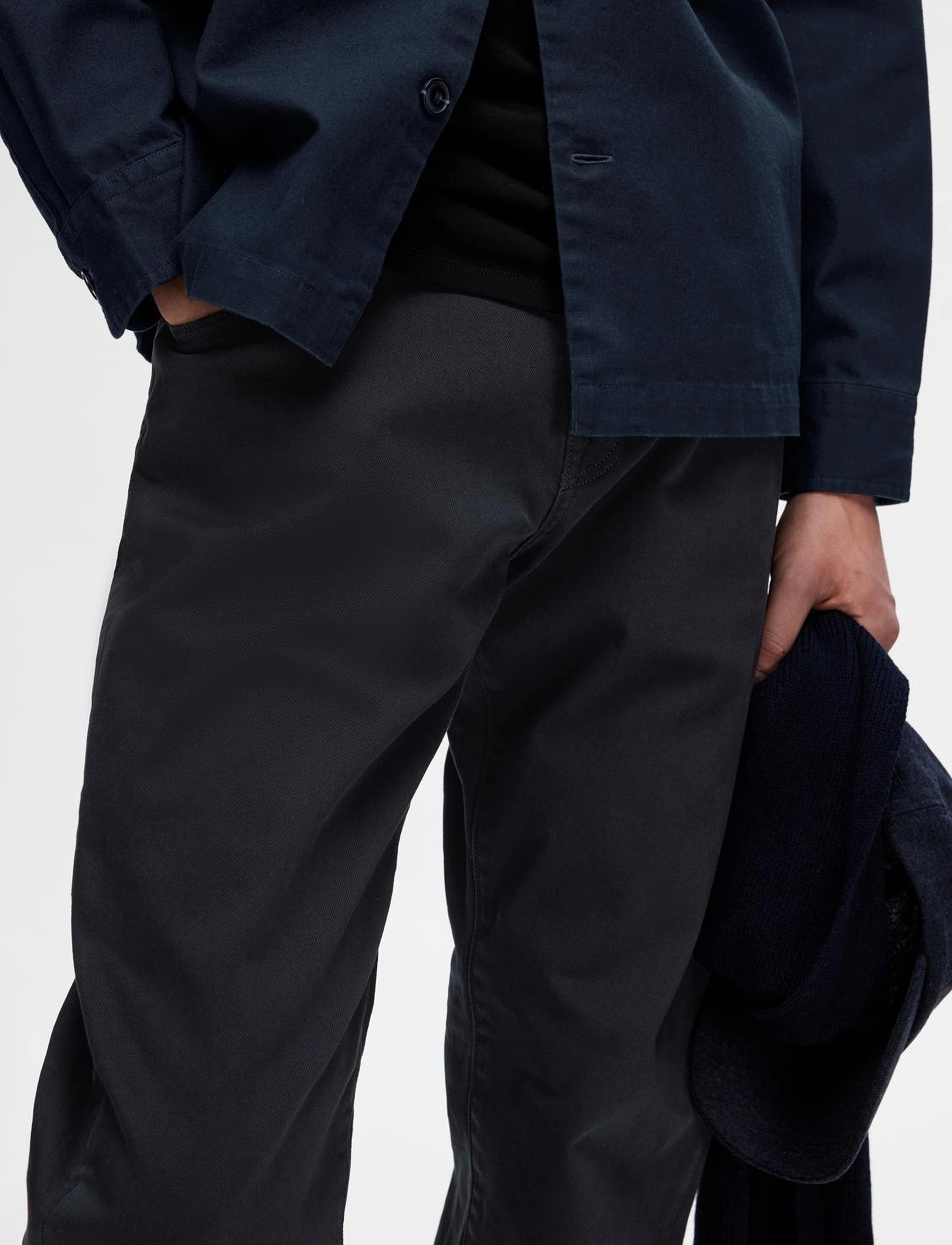Selected - SLH196-STRAIGHT BEN MARLON JEANS NOOS - dark navy - 3
