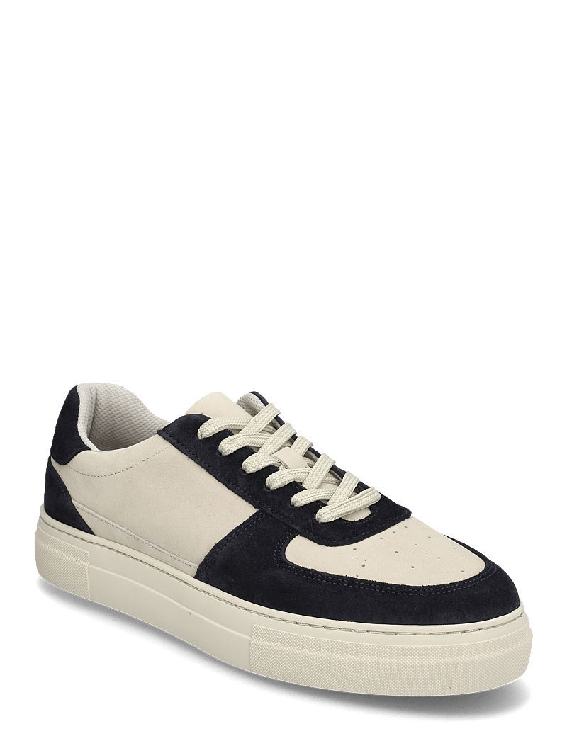 Selected - SLHHARALD MIX SNEAKER - låga sneakers - dark navy - 0