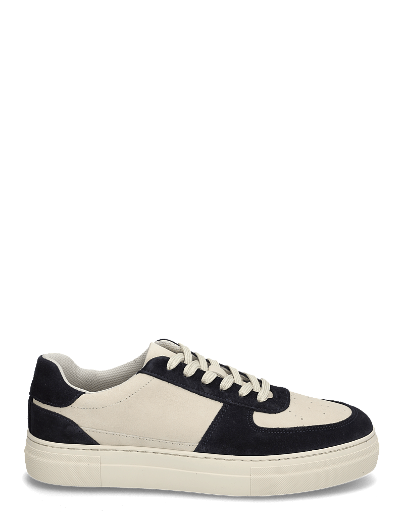 Selected - SLHHARALD MIX SNEAKER - låga sneakers - dark navy - 1