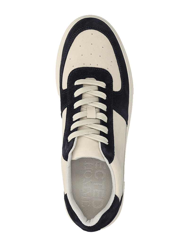 Selected - SLHHARALD MIX SNEAKER - låga sneakers - dark navy - 3