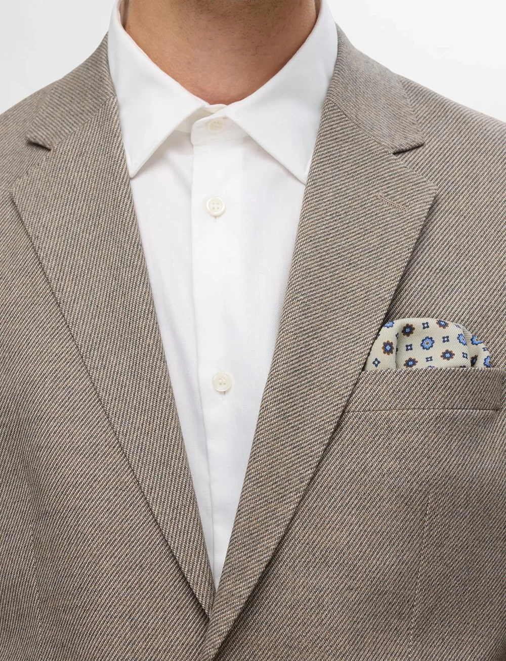 Selected - SLHSTEVE WOOL HANKIE - kollektionen - sandshell - 2