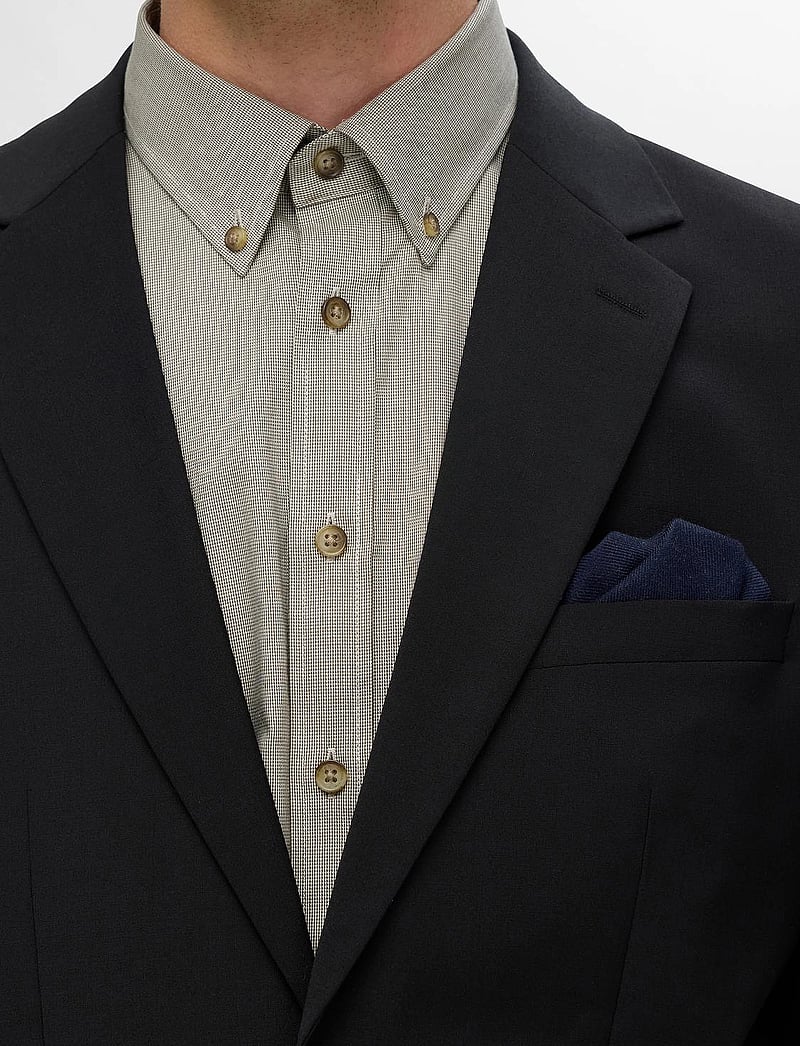 Selected - SLHSTEVE WOOL HANKIE - tynde tørklæder - sky captain - 2