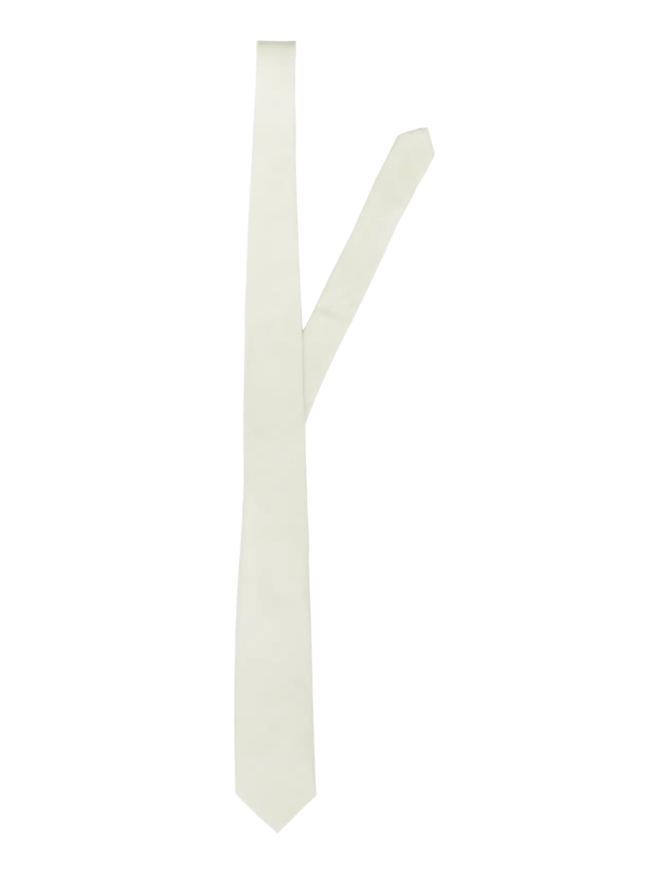 Selected SLMOTTO PLAIN WOOL TIE NOOS - Selected - SANDSHELL / cream