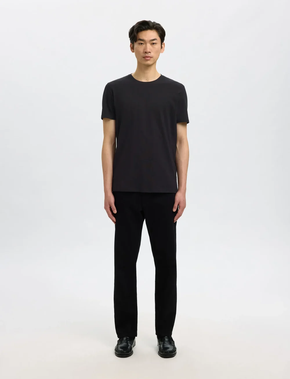 Selected - SLHROLAND SS O-NECK TEE 3-PACK NOOS - lühikeste varrukatega t-särgid - black - 4