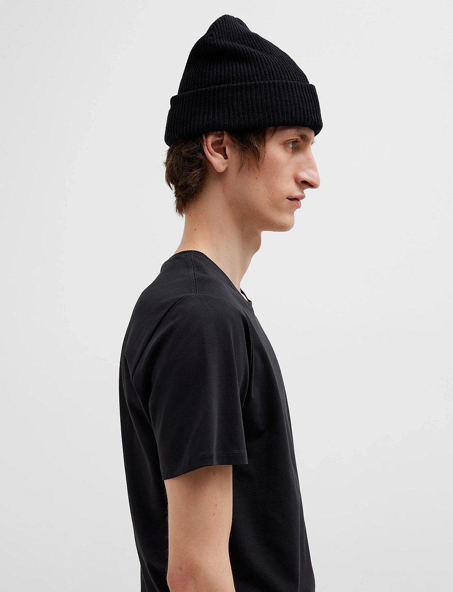 Selected - SLMROLAND SS O-NECK TEE 3-PACK NOOS - t-shirts à manches courtes - black - 5