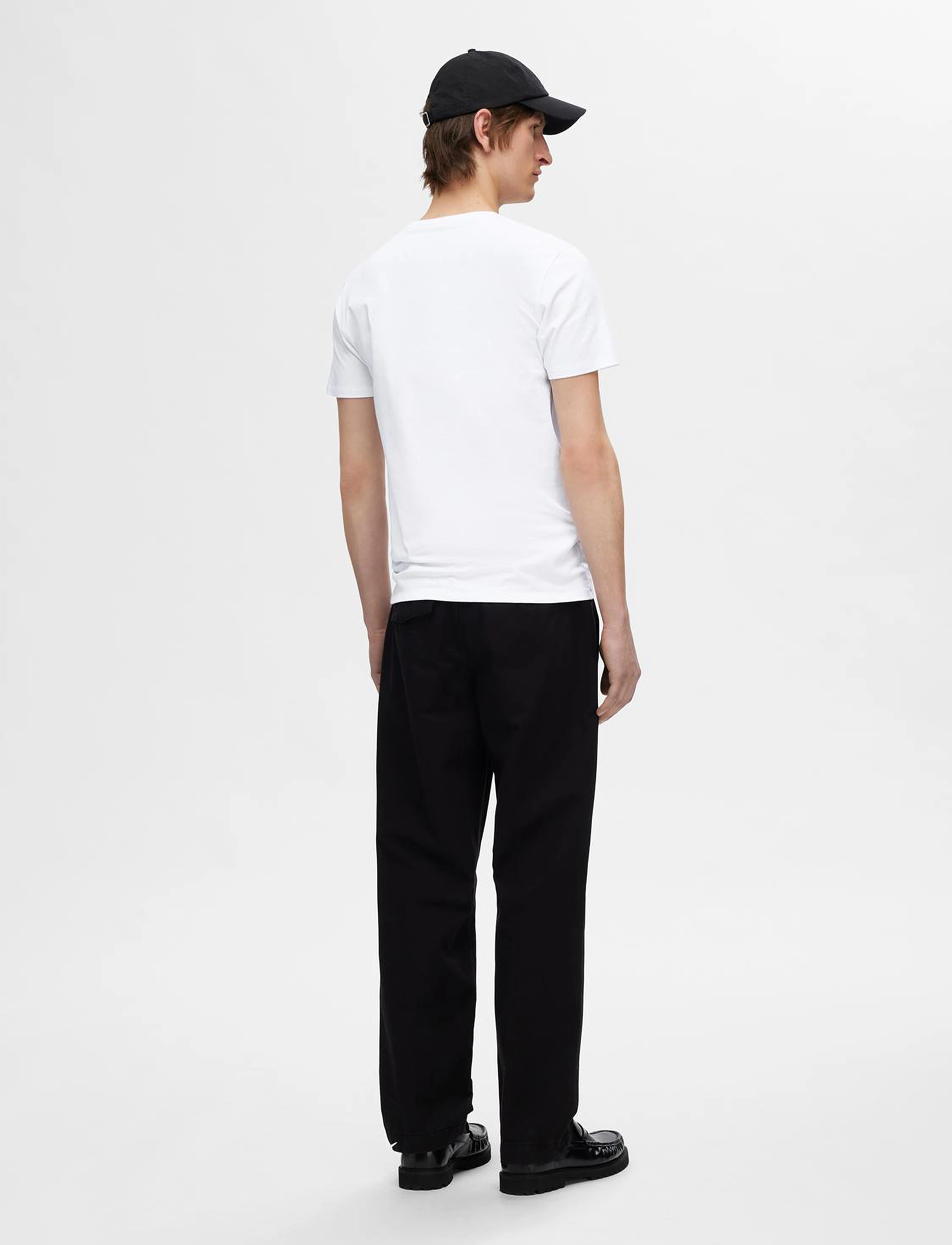 Selected - SLMROLAND SS O-NECK TEE 3-PACK NOOS - laveste priser - bright white - 2