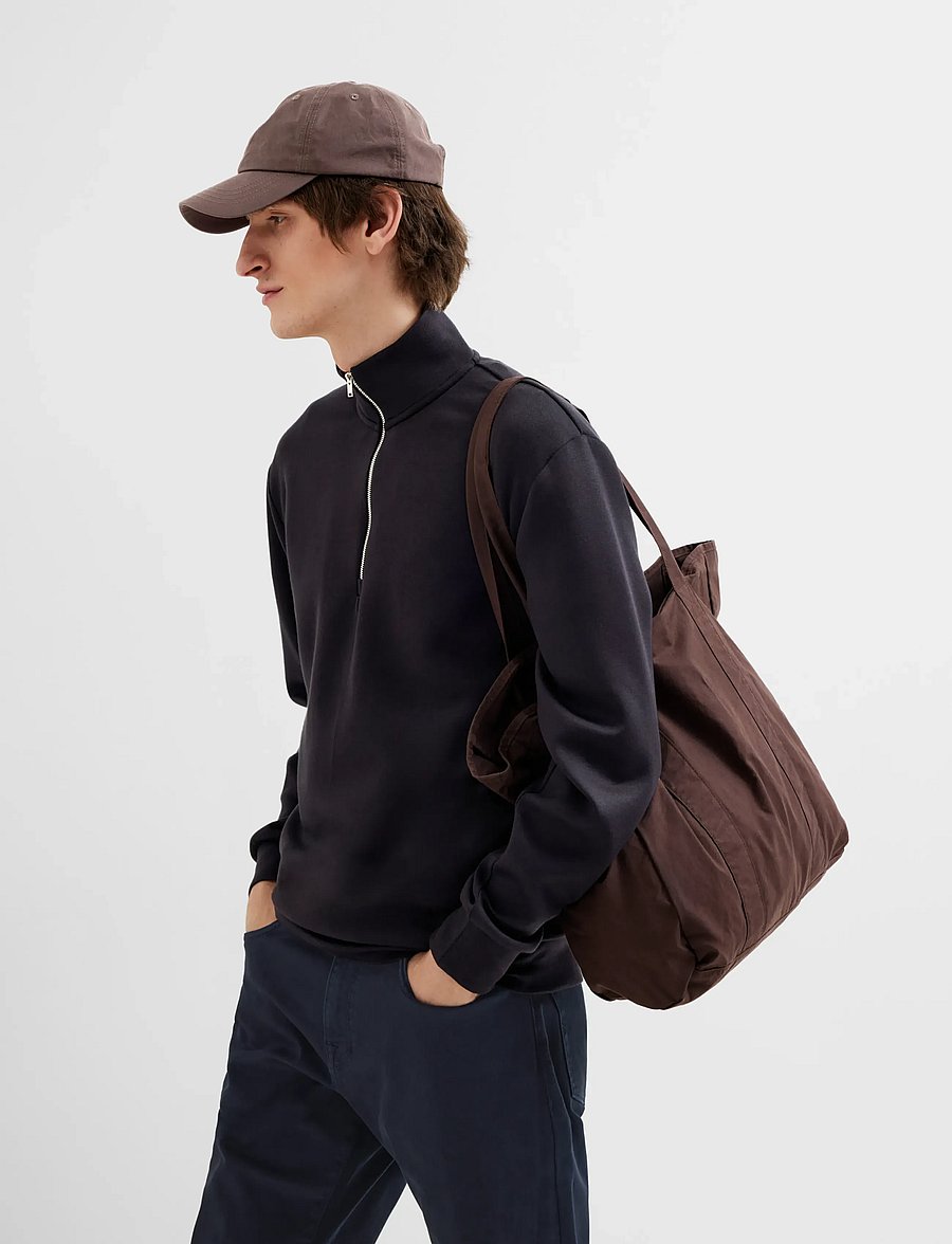 Selected - SLHEMANUEL SOFT ZIP HIGH NECK SWEAT NOOS - sweats - black - 5