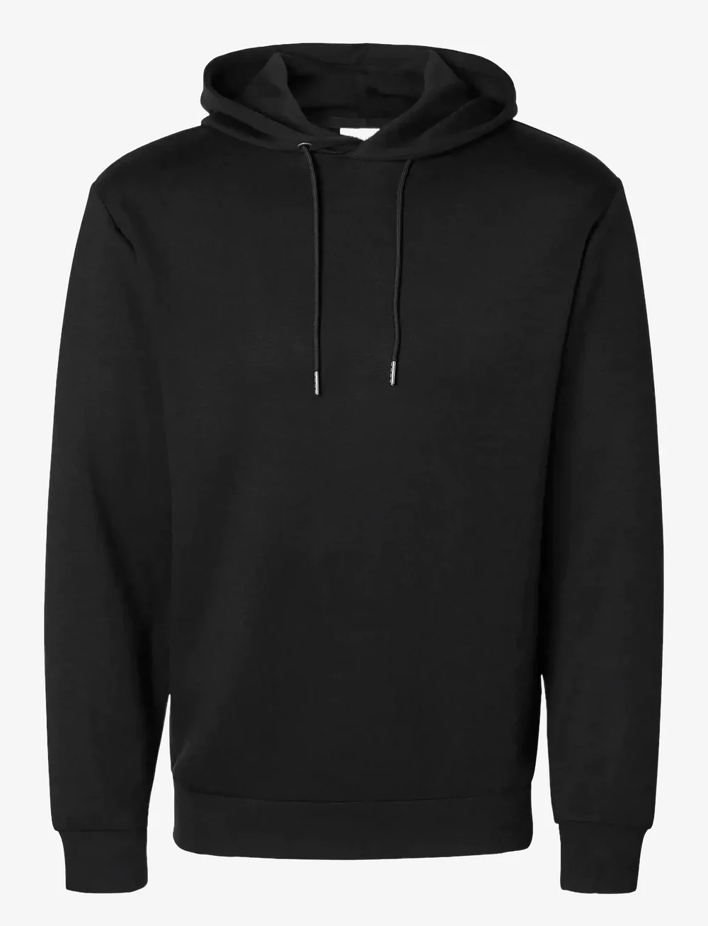 Selected - SLHEMANUEL SOFT HOOD SWEAT NOOS - kapuzenpullover - black - 1