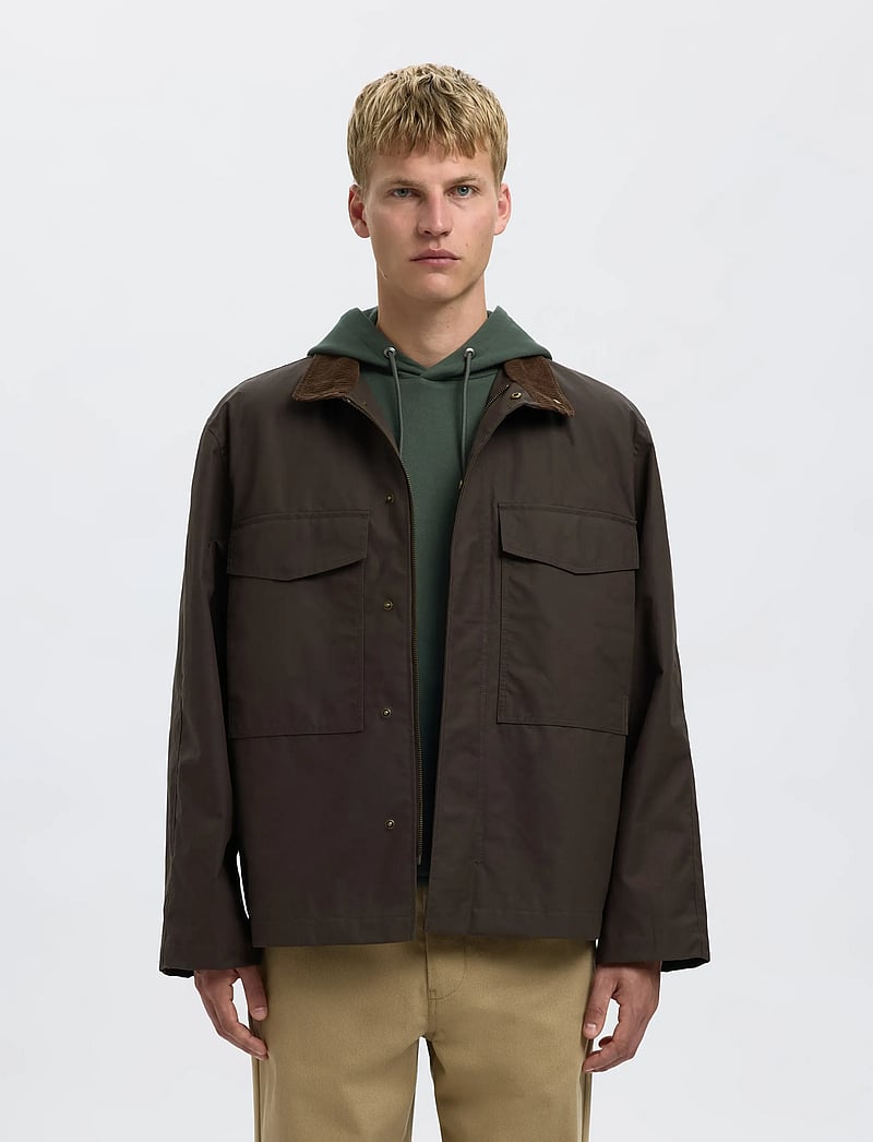 Selected - SLHEMANUEL SOFT HOOD SWEAT NOOS - kapuzenpullover - deep forest - 5