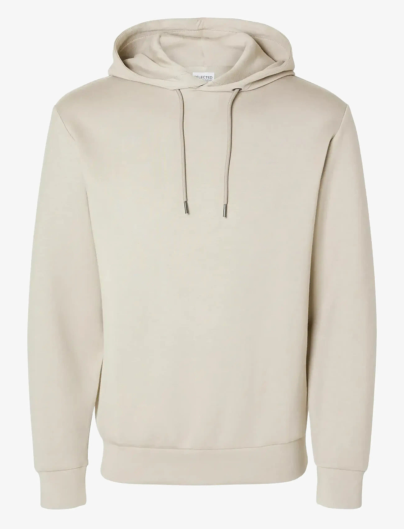 Selected - SLHEMANUEL SOFT HOOD SWEAT NOOS - hættetrøjer - pure cashmere - 1