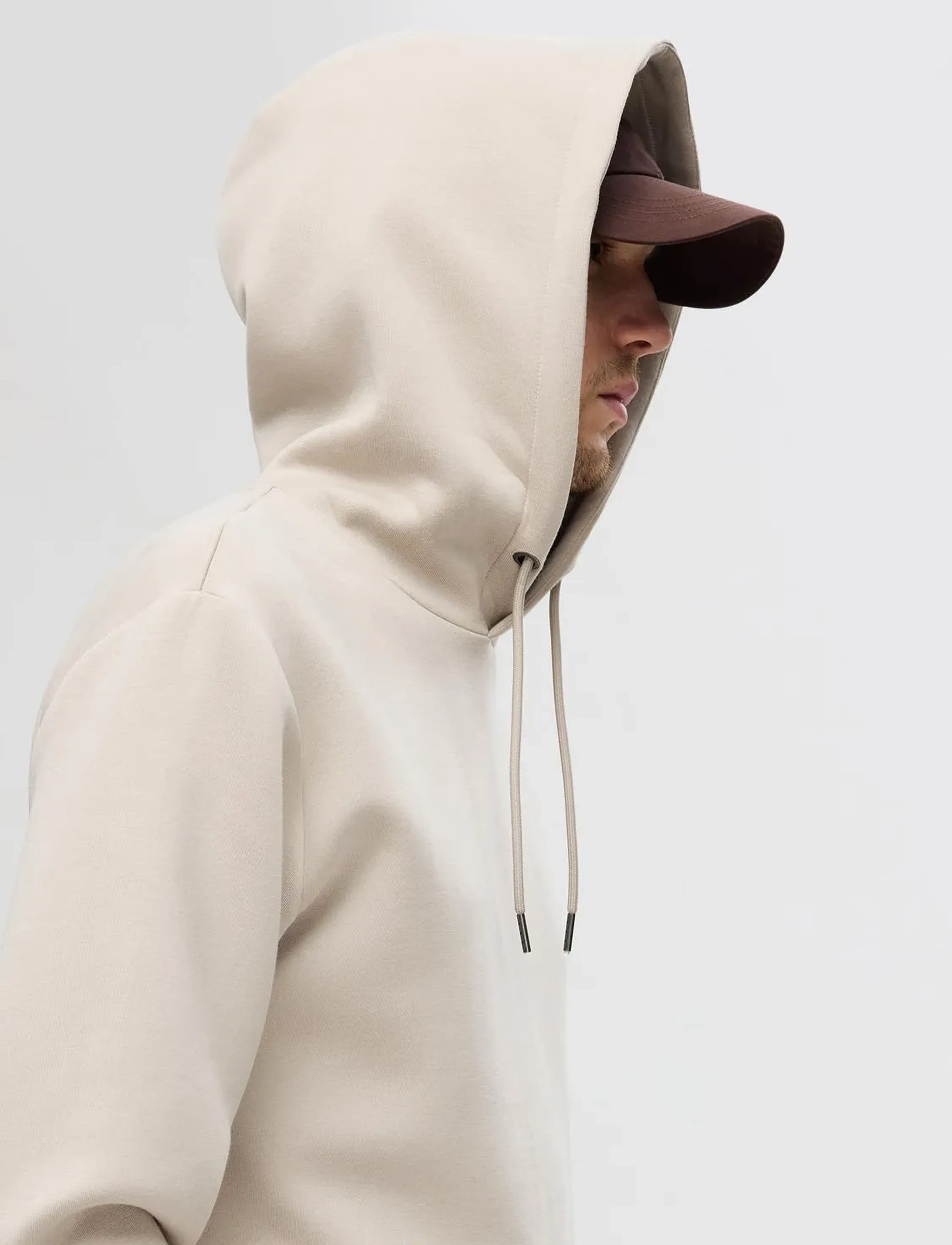 Selected - SLHEMANUEL SOFT HOOD SWEAT NOOS - sweatshirts - pure cashmere - 2
