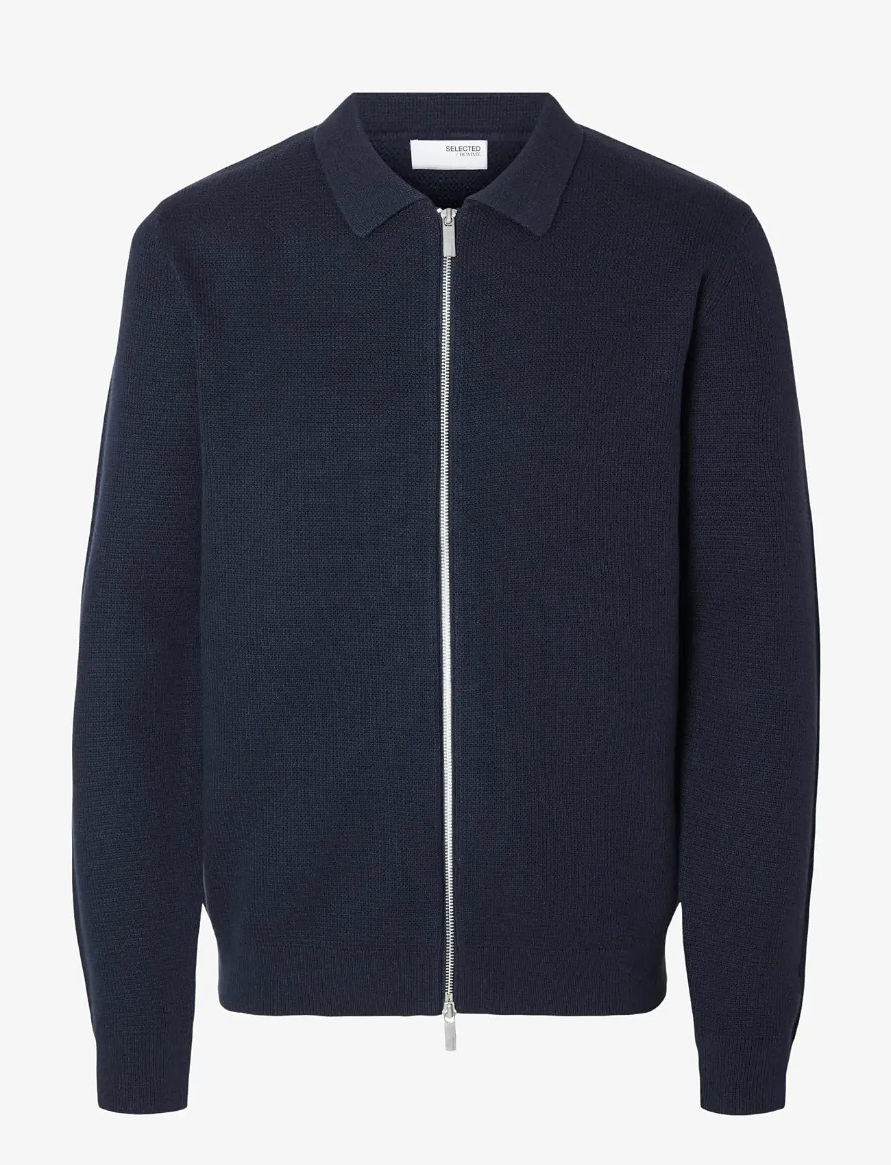 Selected - SLHDANE LS KNIT STRUCTURE CARDIGAN NOOS - sky captain - 1