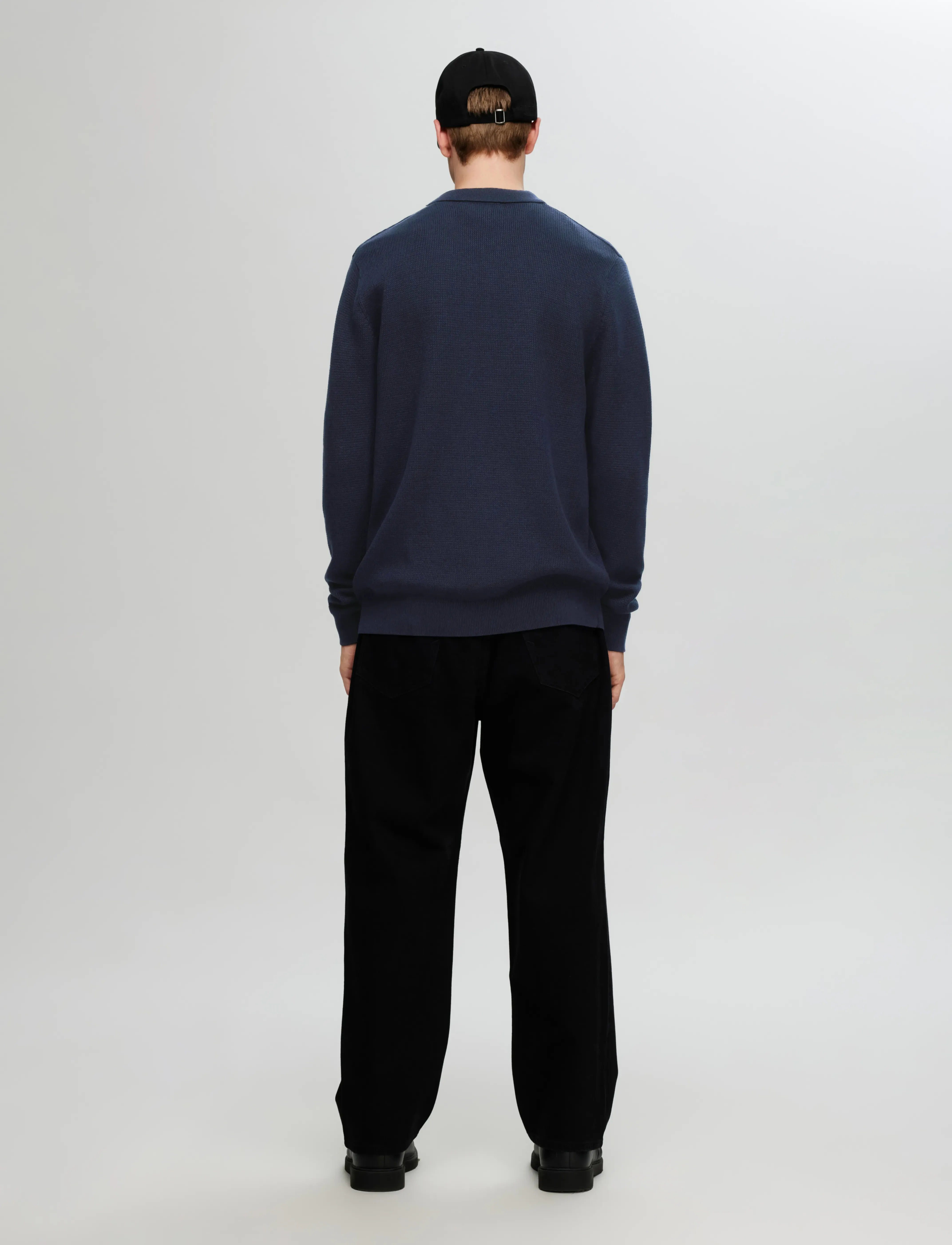 Selected - SLHDANE LS KNIT STRUCTURE CARDIGAN NOOS - sky captain - 2