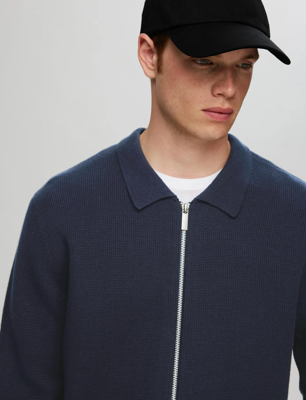 Selected - SLHDANE LS KNIT STRUCTURE CARDIGAN NOOS - kardiganid - sky captain - 4