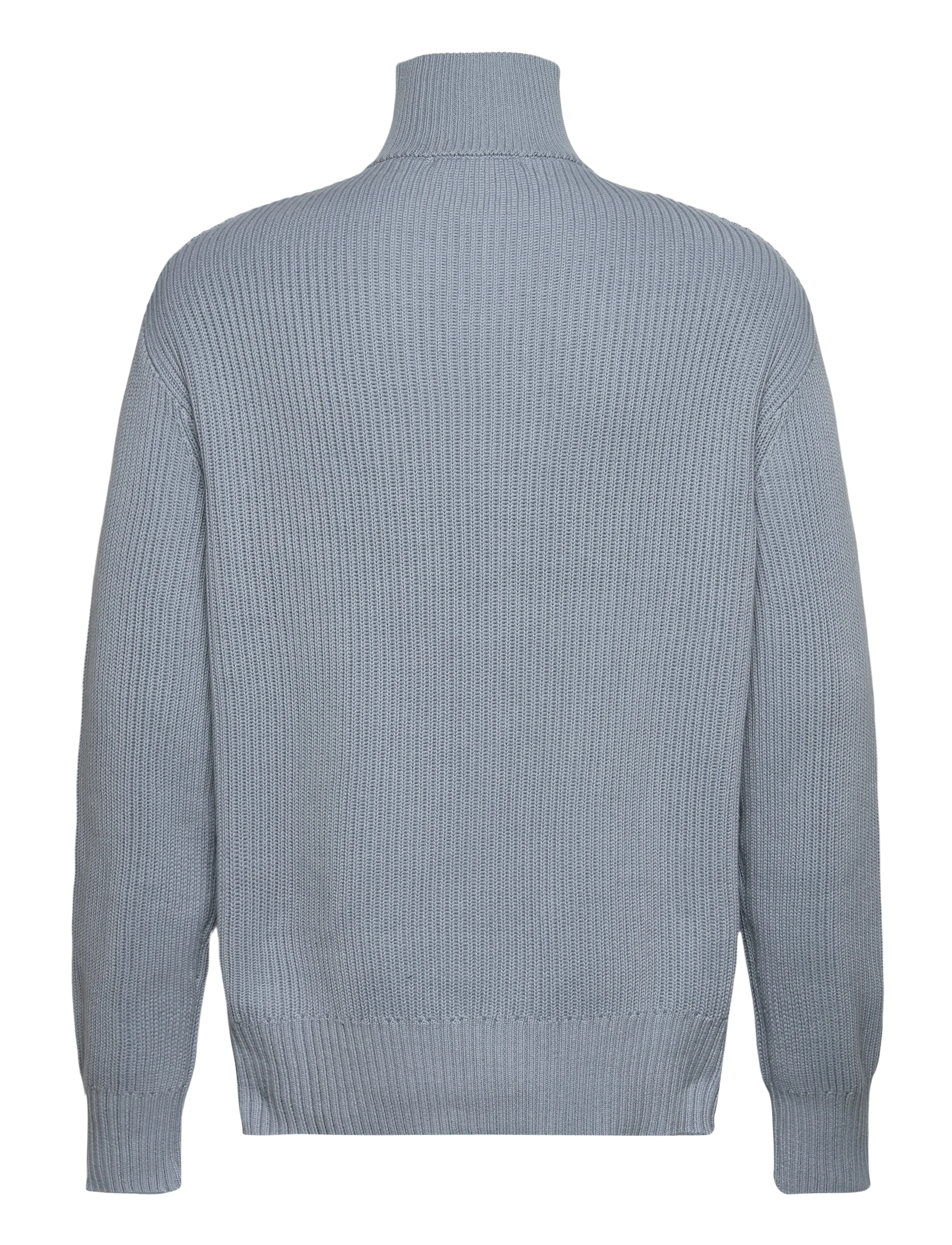 Selected - SLHDRY LS KNIT RELAXED HALF ZIP - halfzip strik - dusty blue - 1