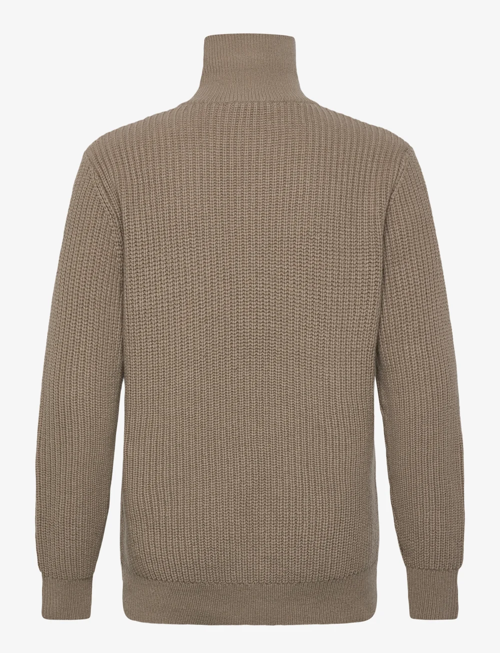 Selected - SLHLAND LS KNIT HALF ZIP - half zip-tröjor - greige - 1